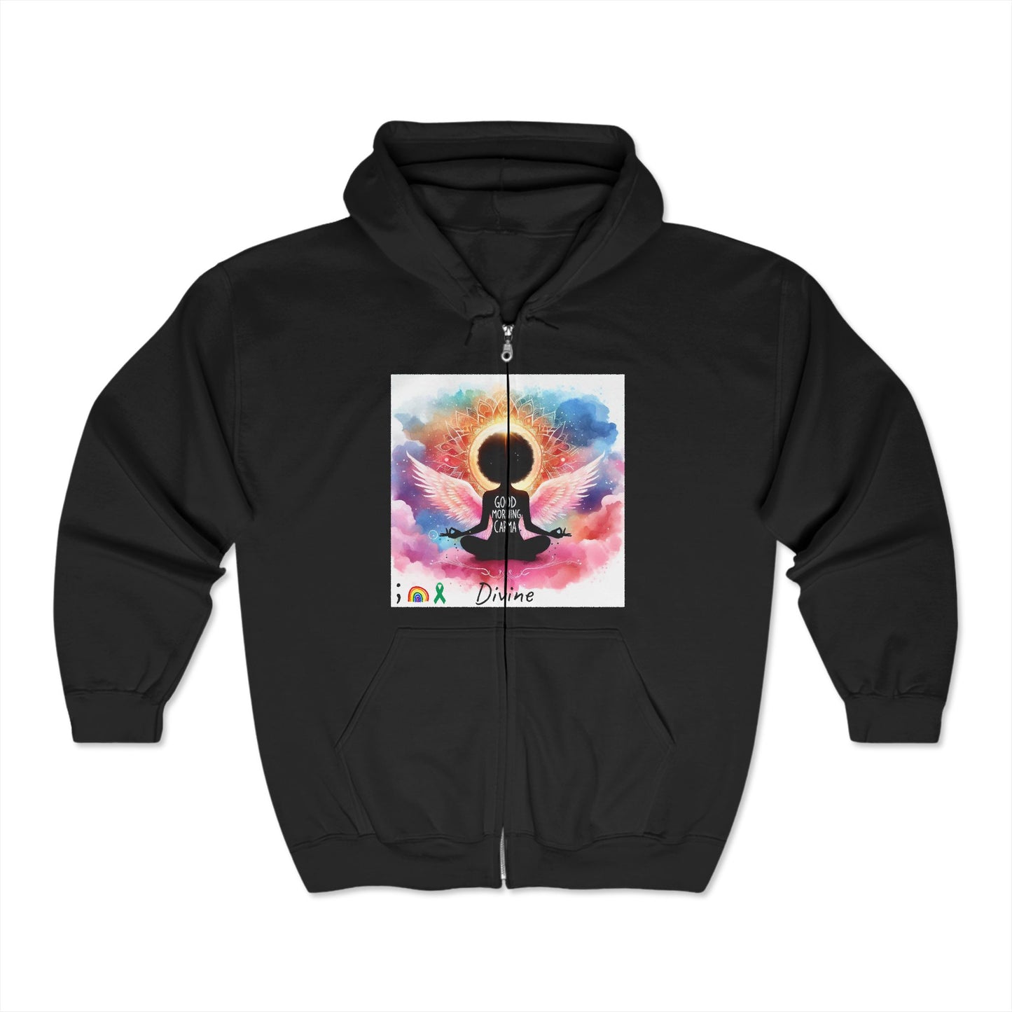 Unisex Heavy Blend™ Full Zip Hooded Sweatshirt-Divine