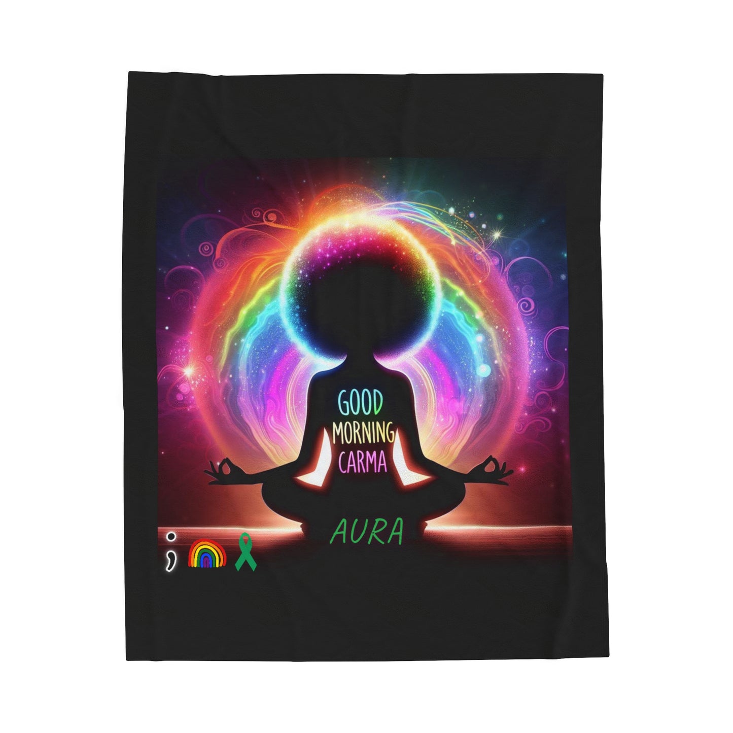 Velveteen Plush Blanket-Aura