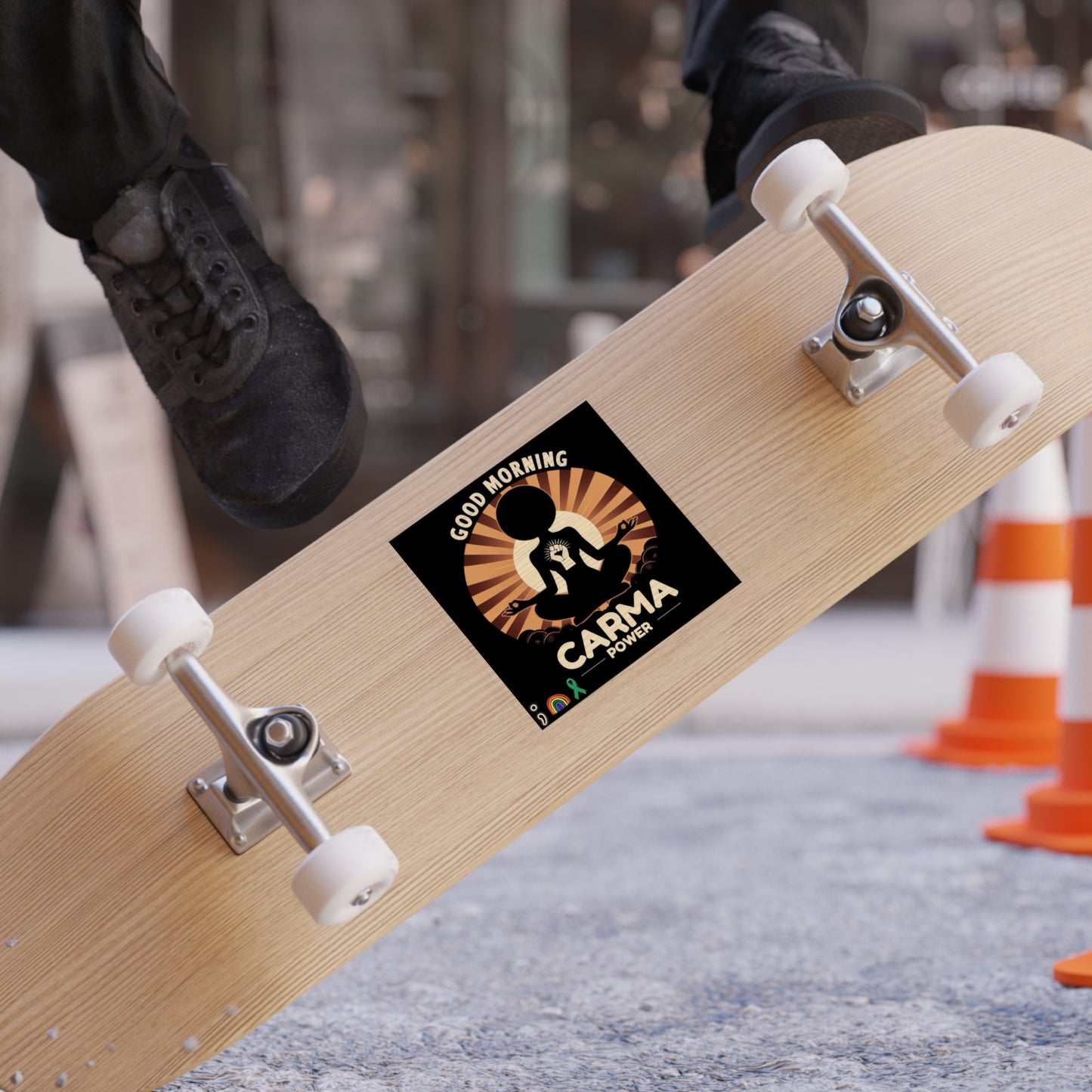 Transparent Outdoor Stickers, Power