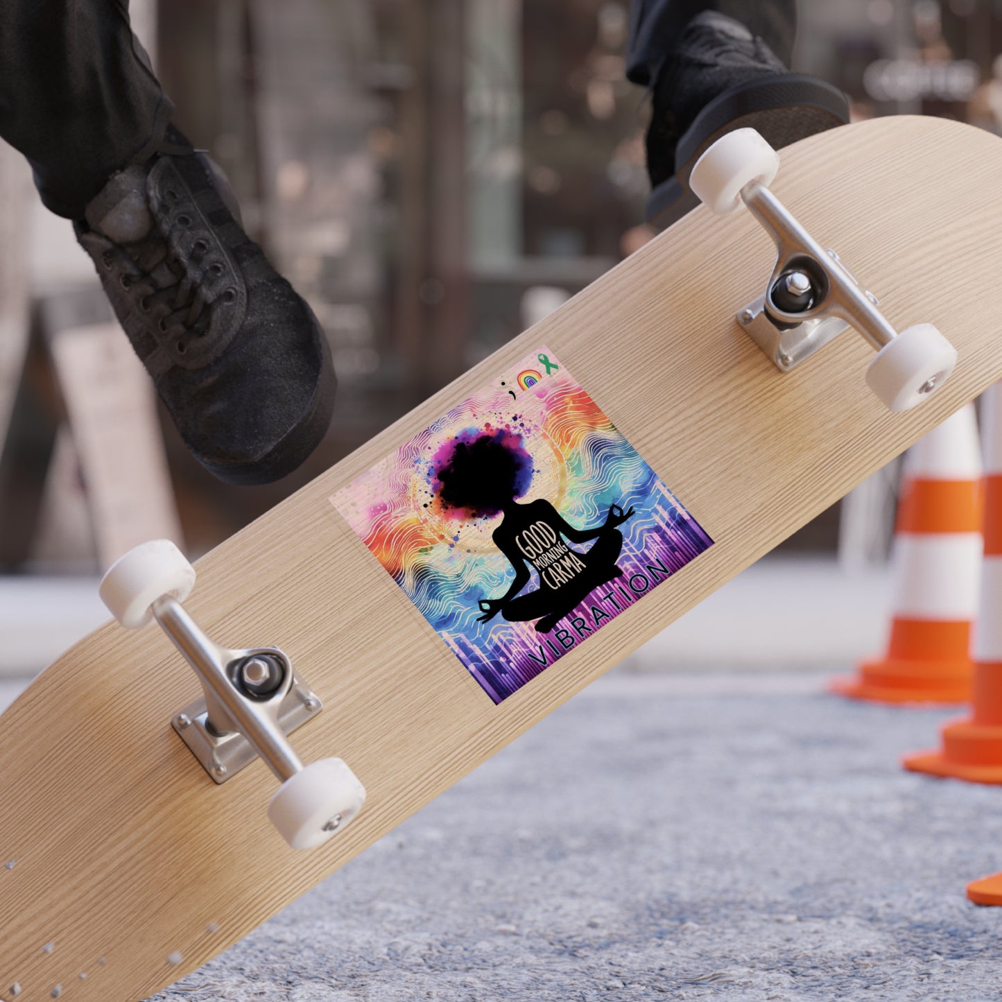 Transparent Outdoor Stickers, Vibration