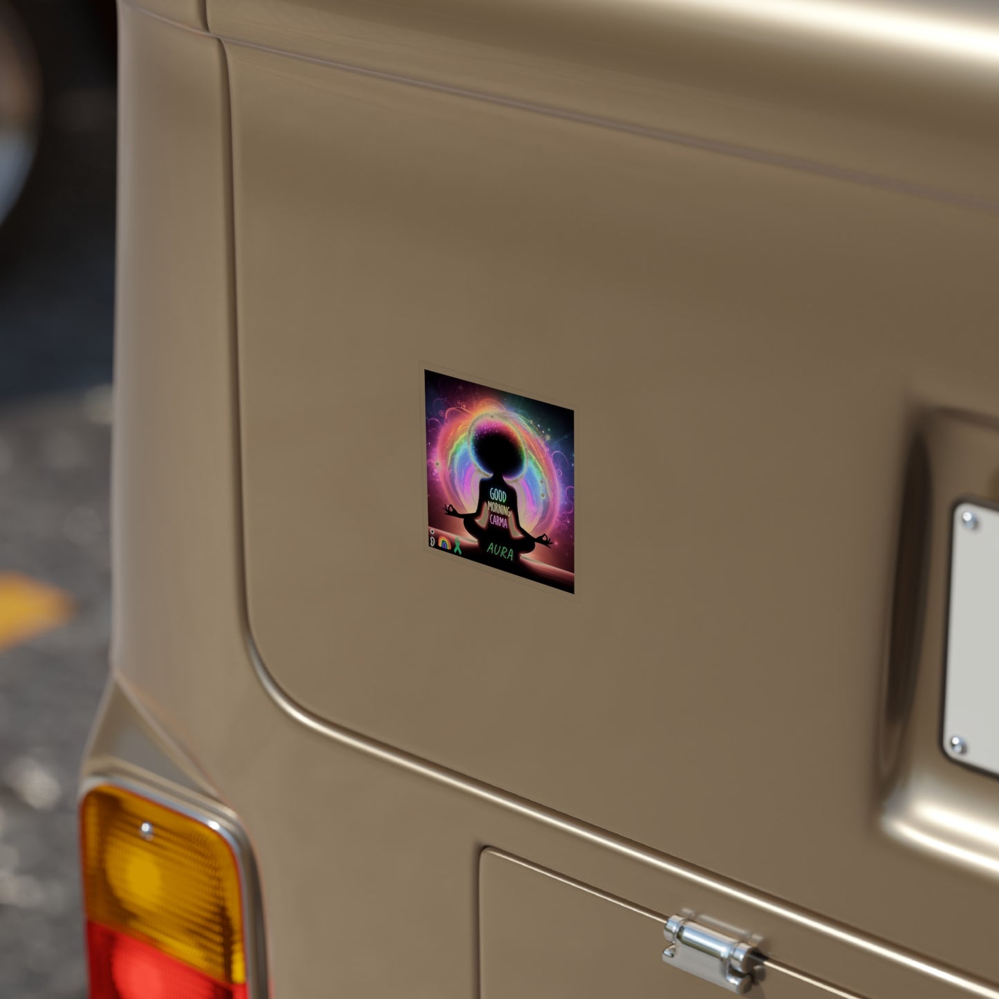 Transparent Outdoor Stickers, Aura