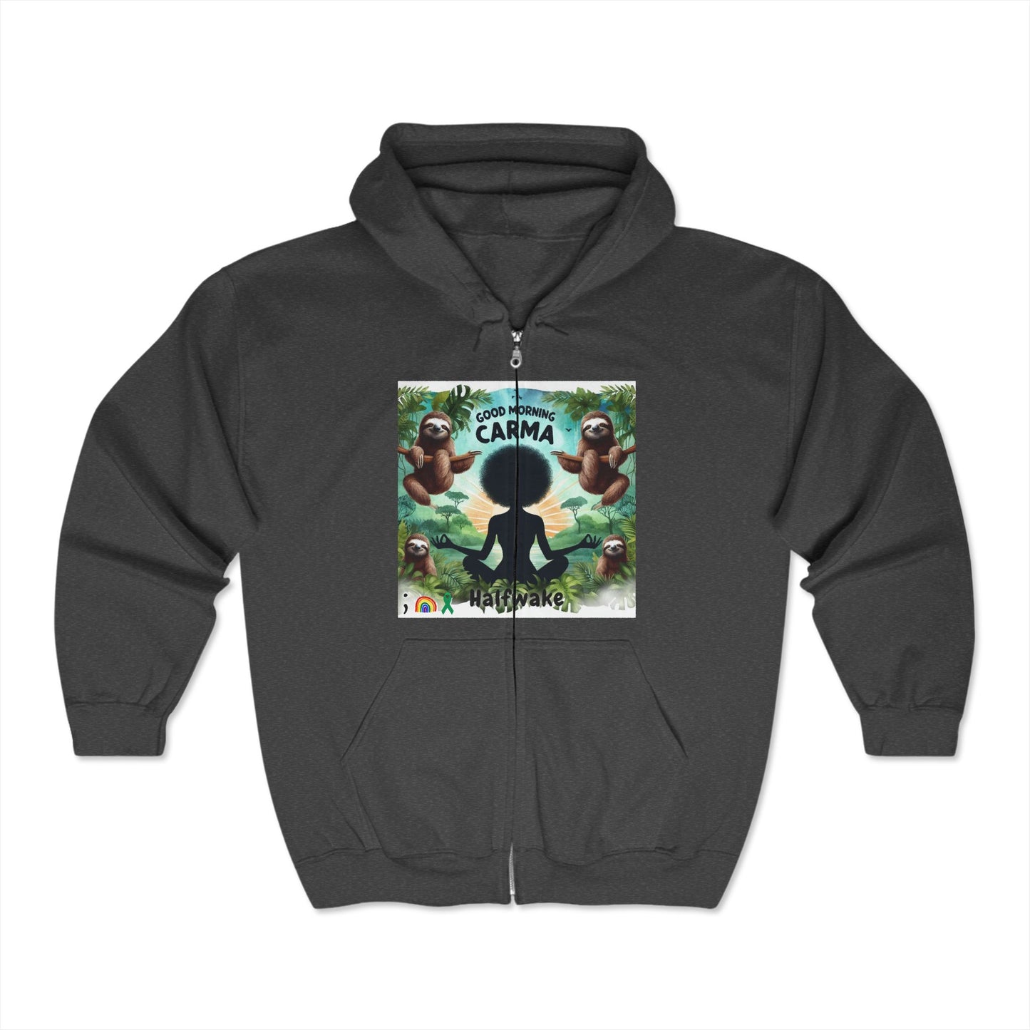 Unisex Heavy Blend™ Full Zip Hooded Sweatshirt-Halfwake