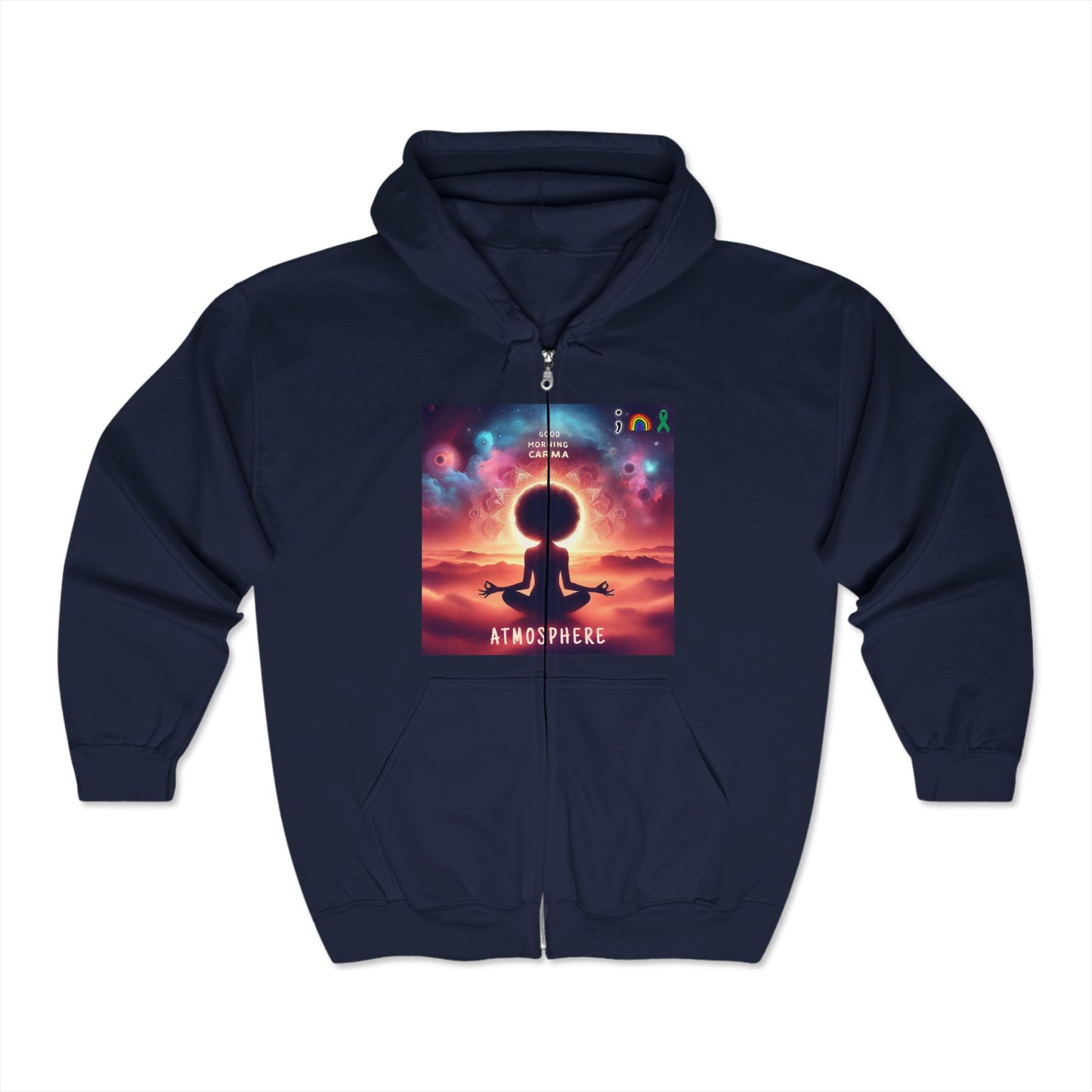 Unisex Heavy Blend™ Full Zip Hooded Sweatshirt-Atmosphere