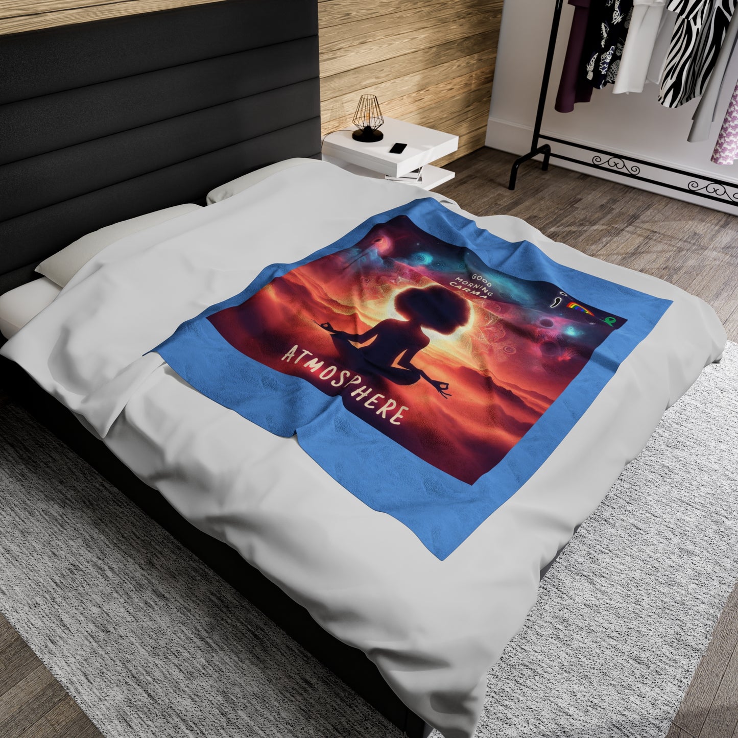 Velveteen Plush Blanket-Atmosphere