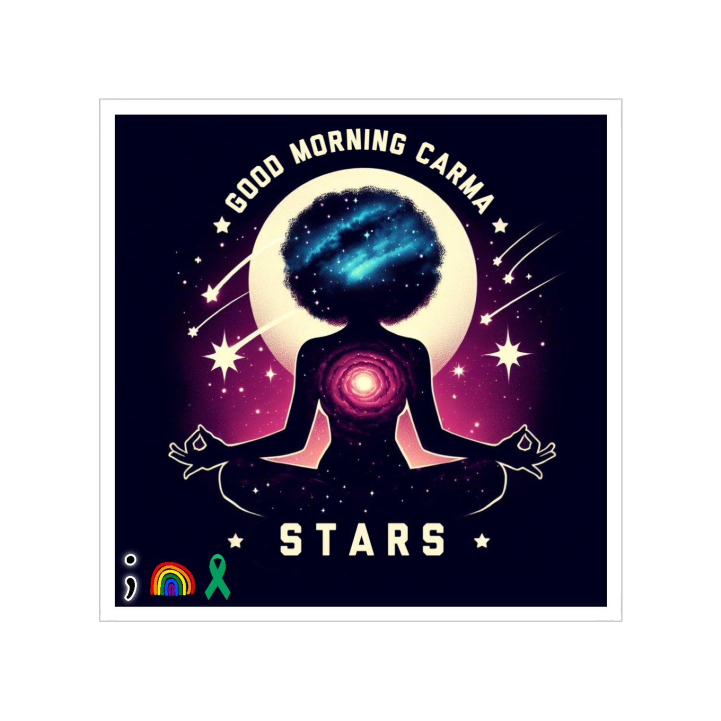 Transparent Outdoor Stickers, Stars