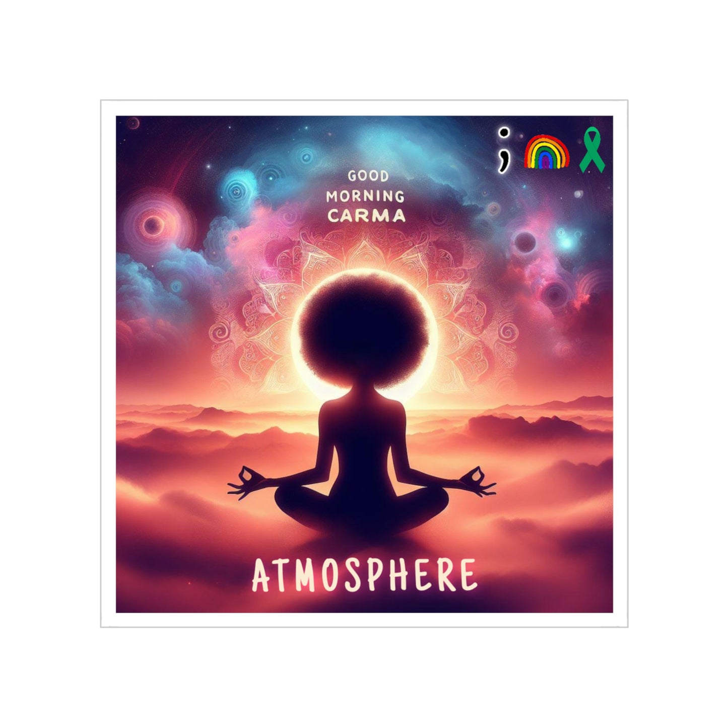 Transparent Outdoor Stickers, Atmosphere