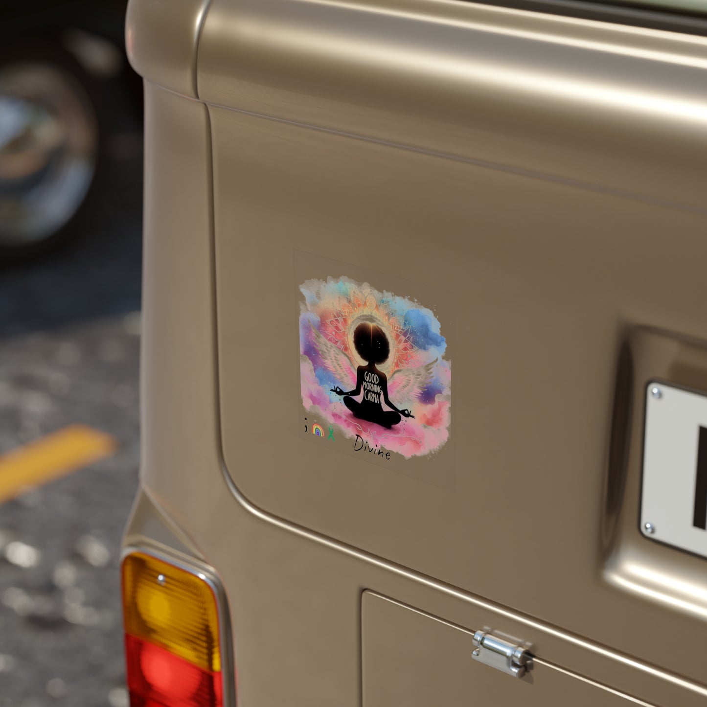 Transparent Outdoor Stickers, Divine