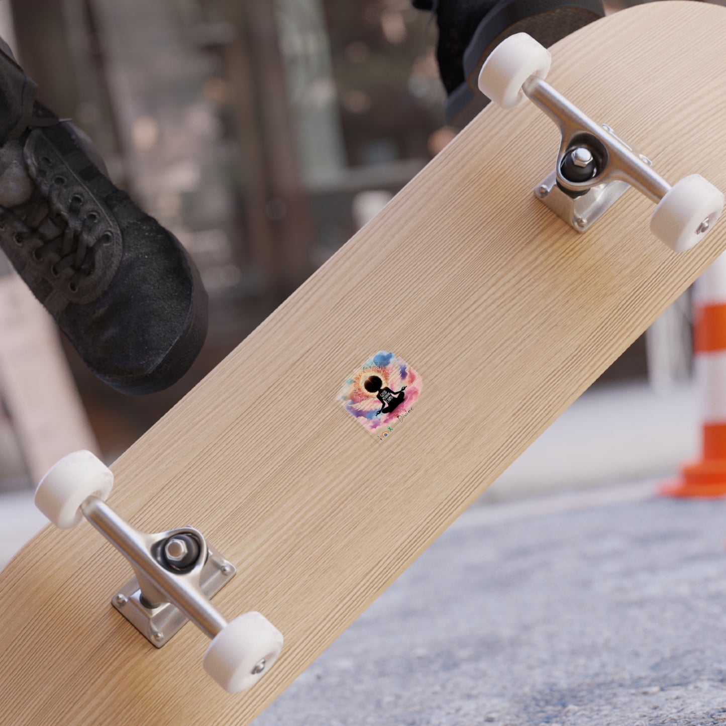 Transparent Outdoor Stickers, Divine