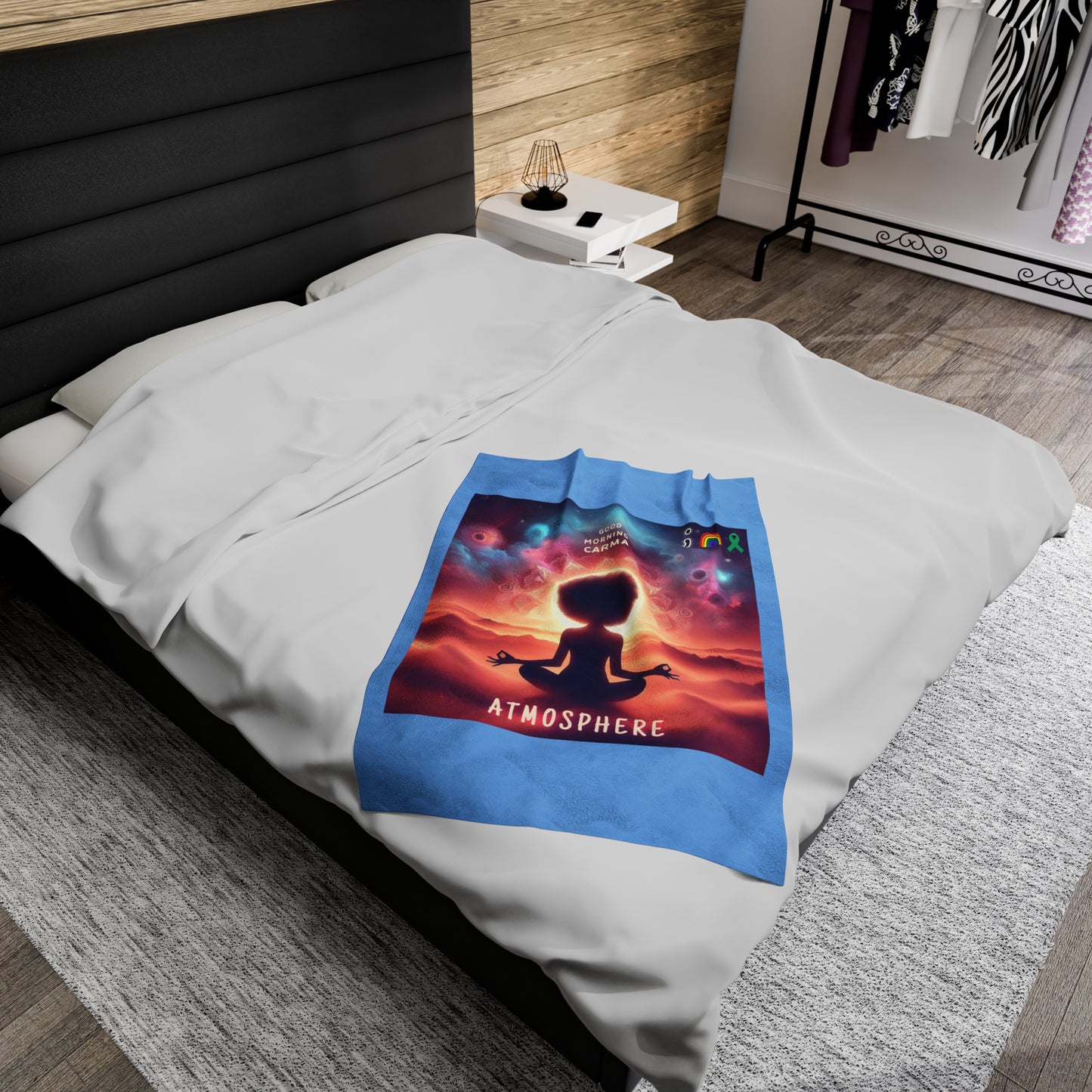 Velveteen Plush Blanket-Atmosphere