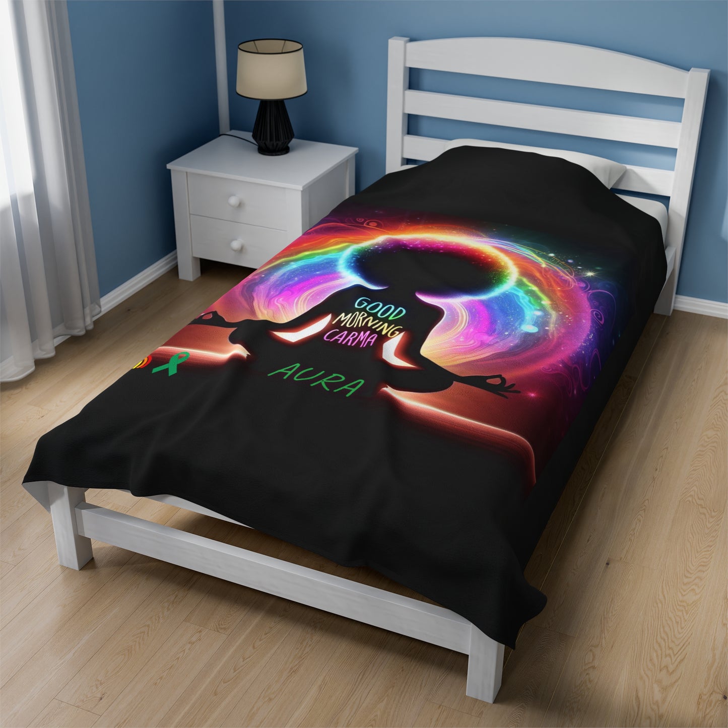 Velveteen Plush Blanket-Aura