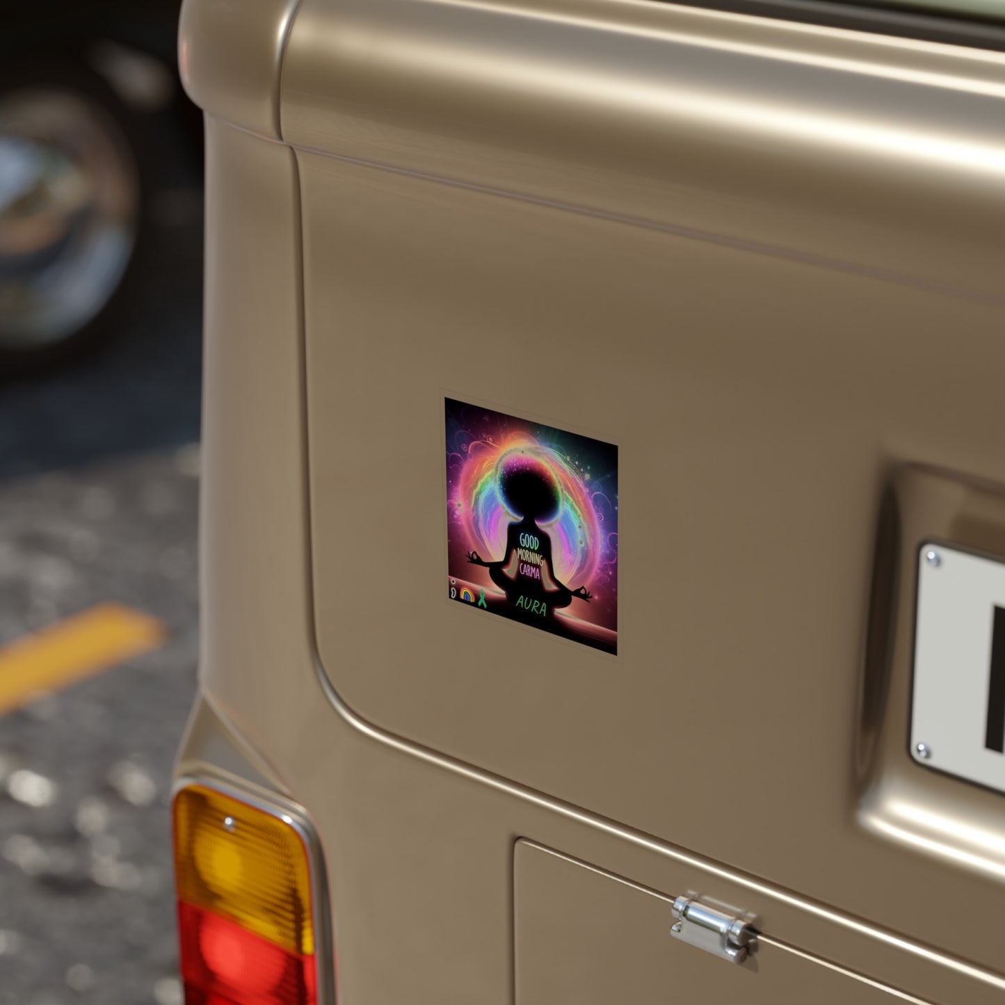 Transparent Outdoor Stickers, Aura