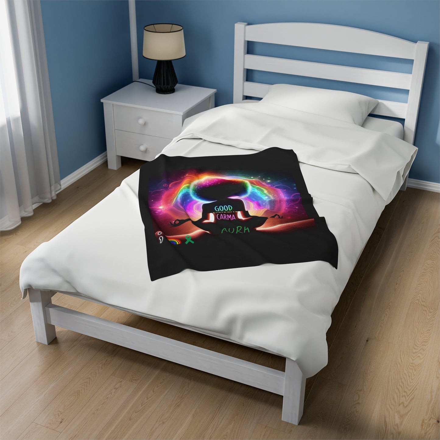Velveteen Plush Blanket-Aura