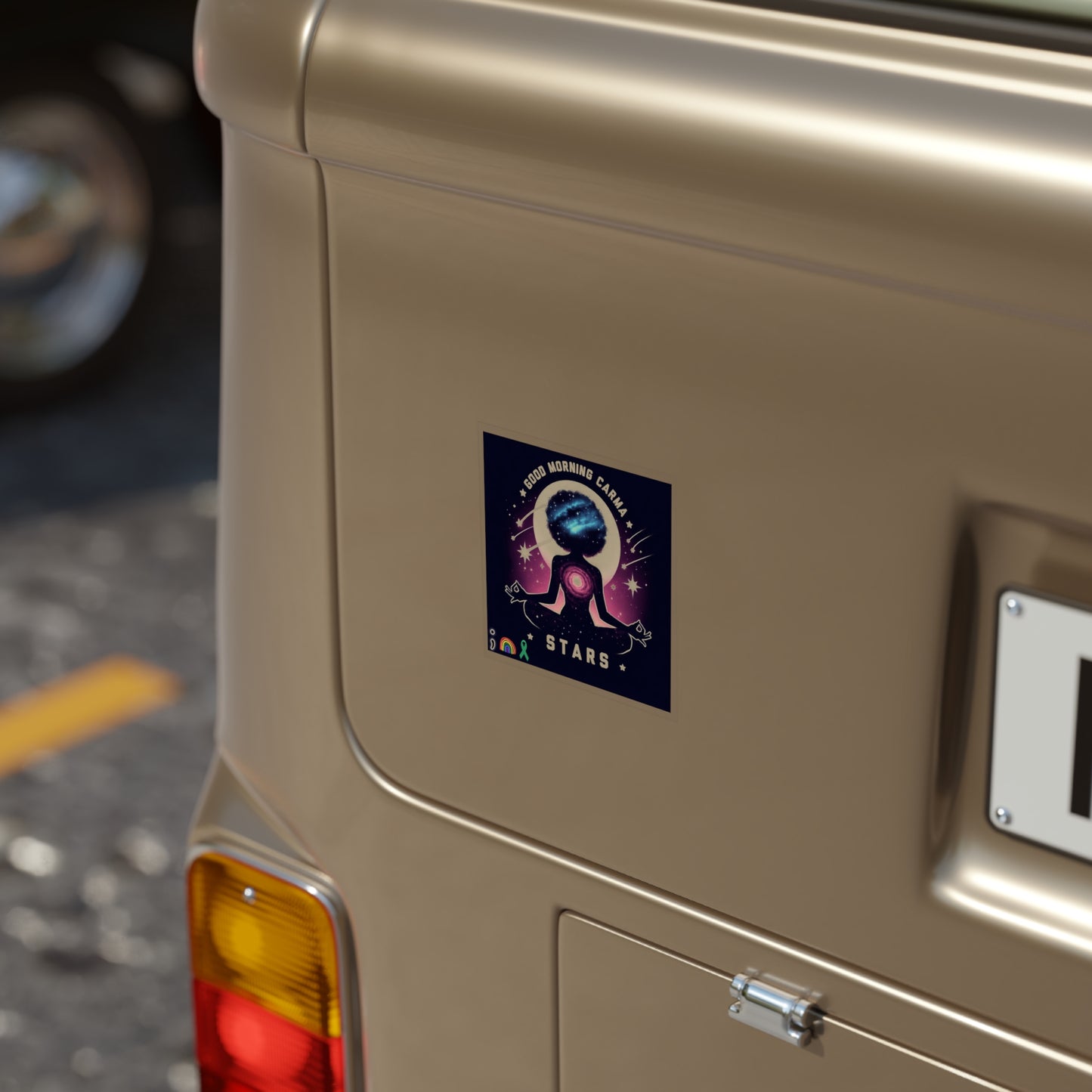 Transparent Outdoor Stickers, Stars