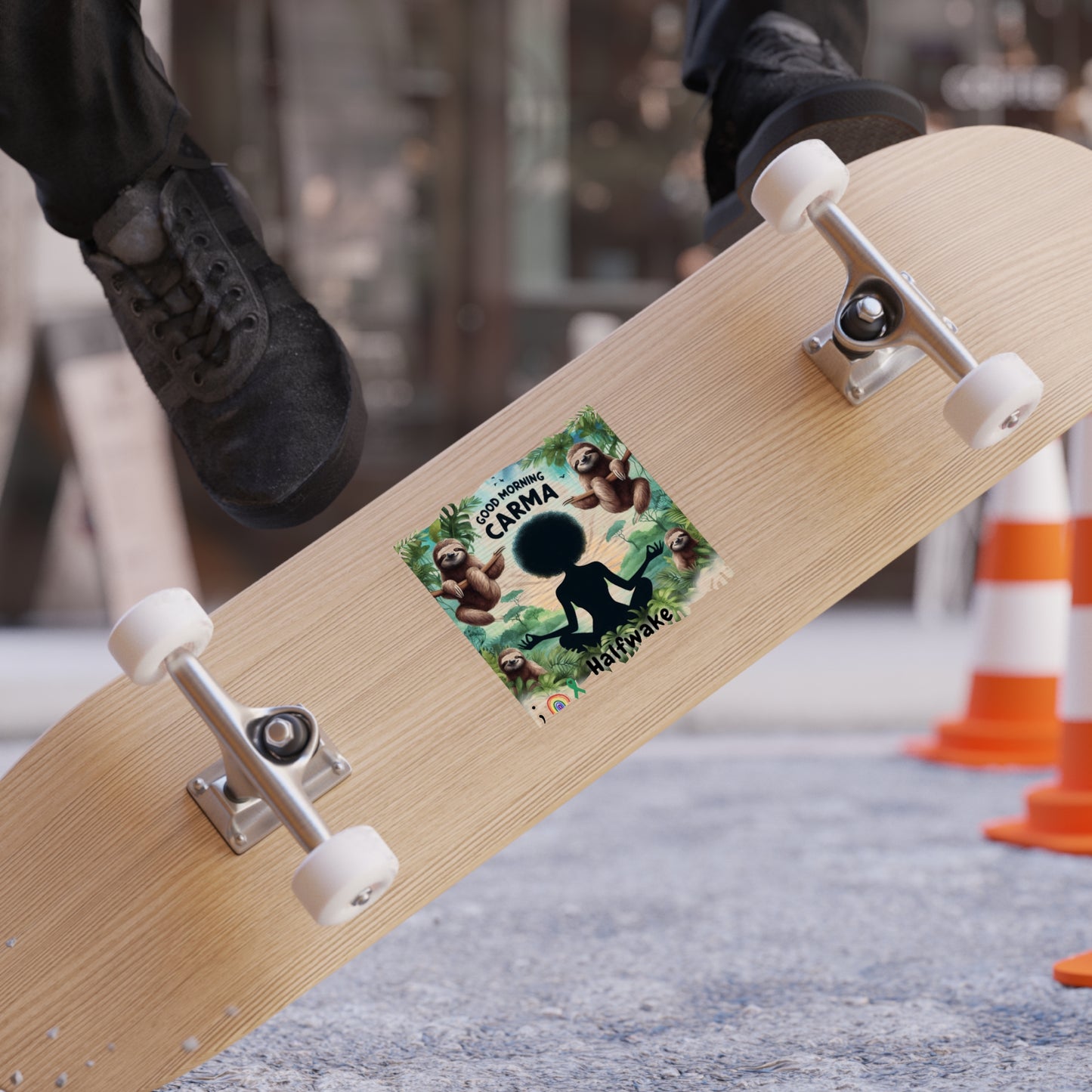 Transparent Outdoor Stickers, Halfwake
