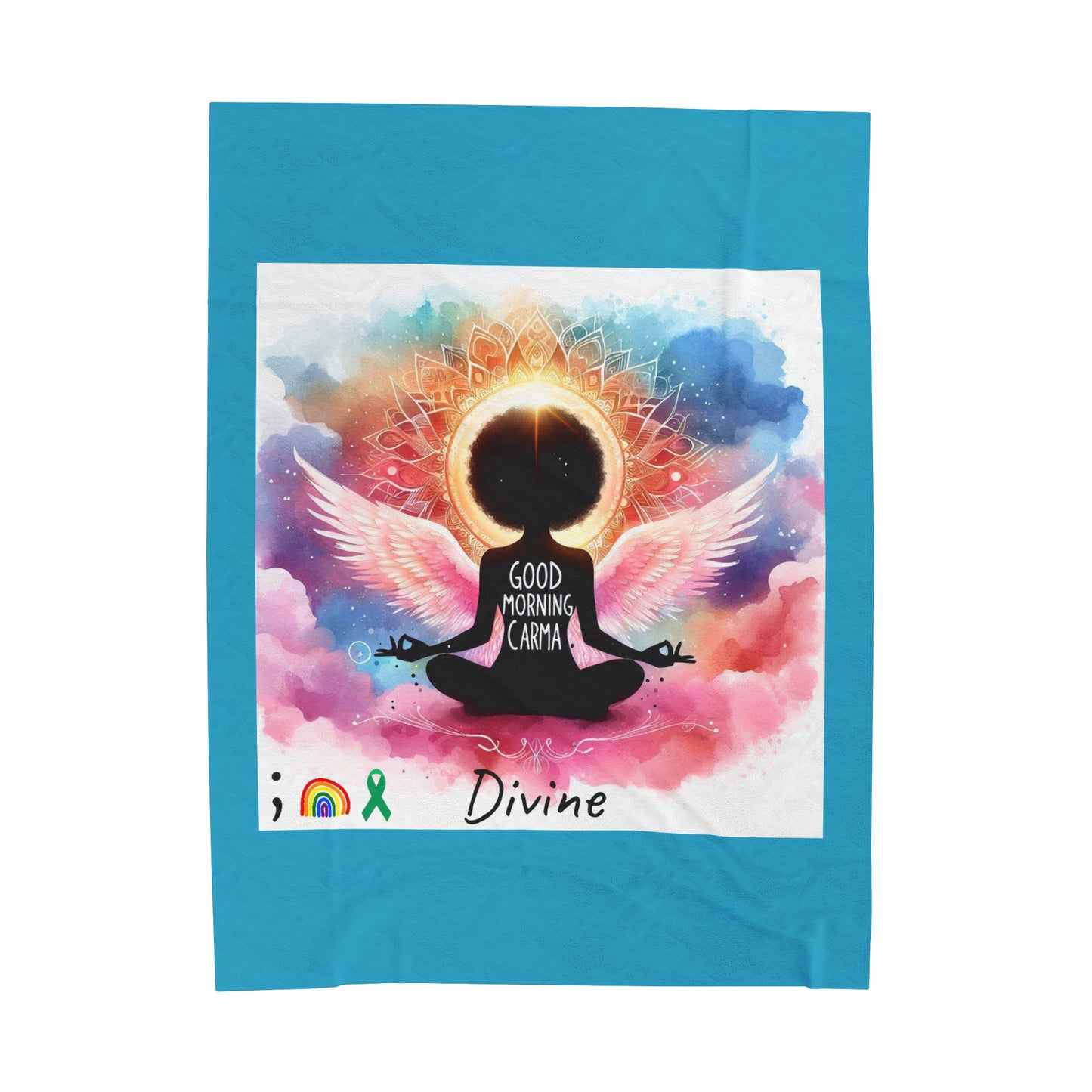 Velveteen Plush Blanket-Divine