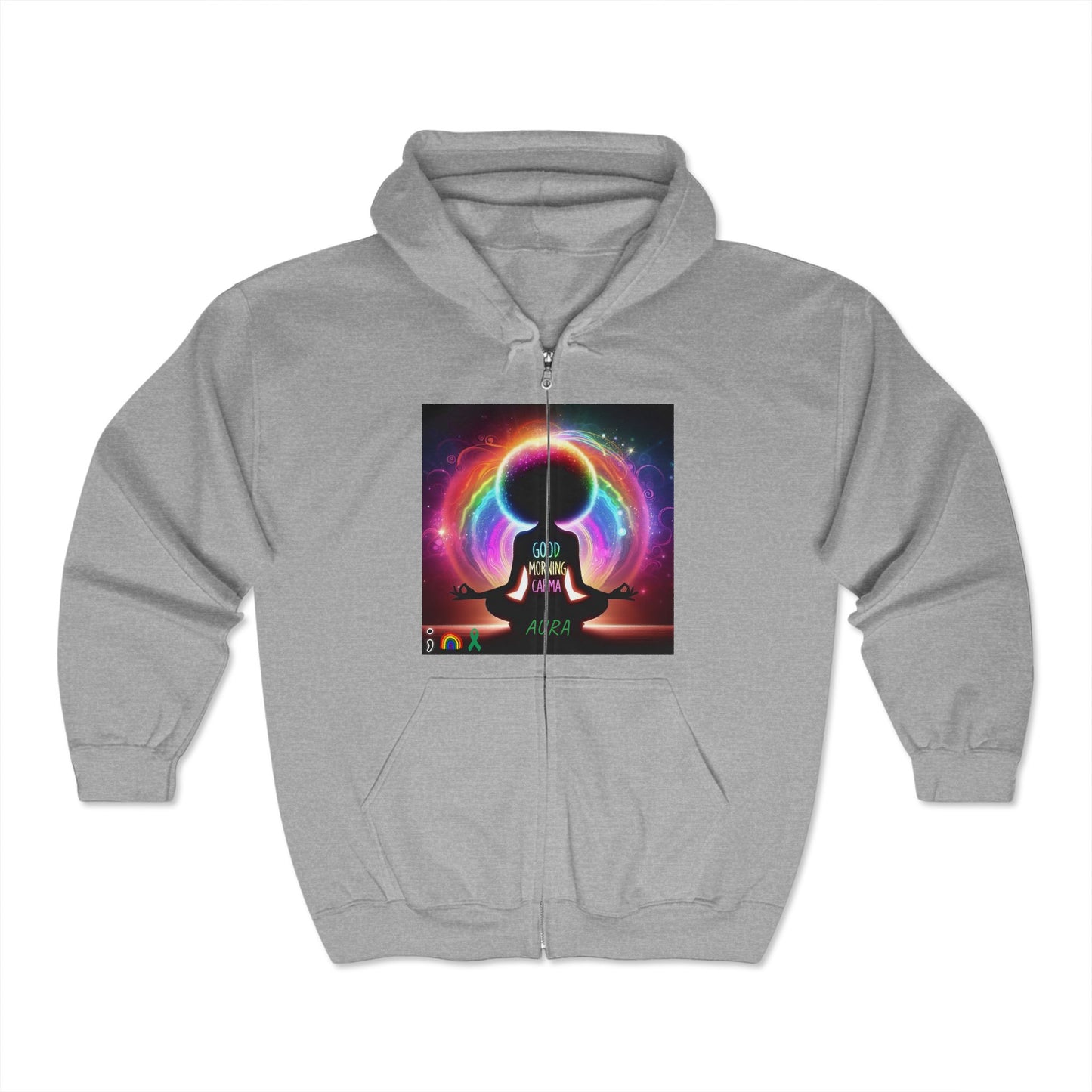 Unisex Heavy Blend™ Full Zip Hooded Sweatshirt-Aura