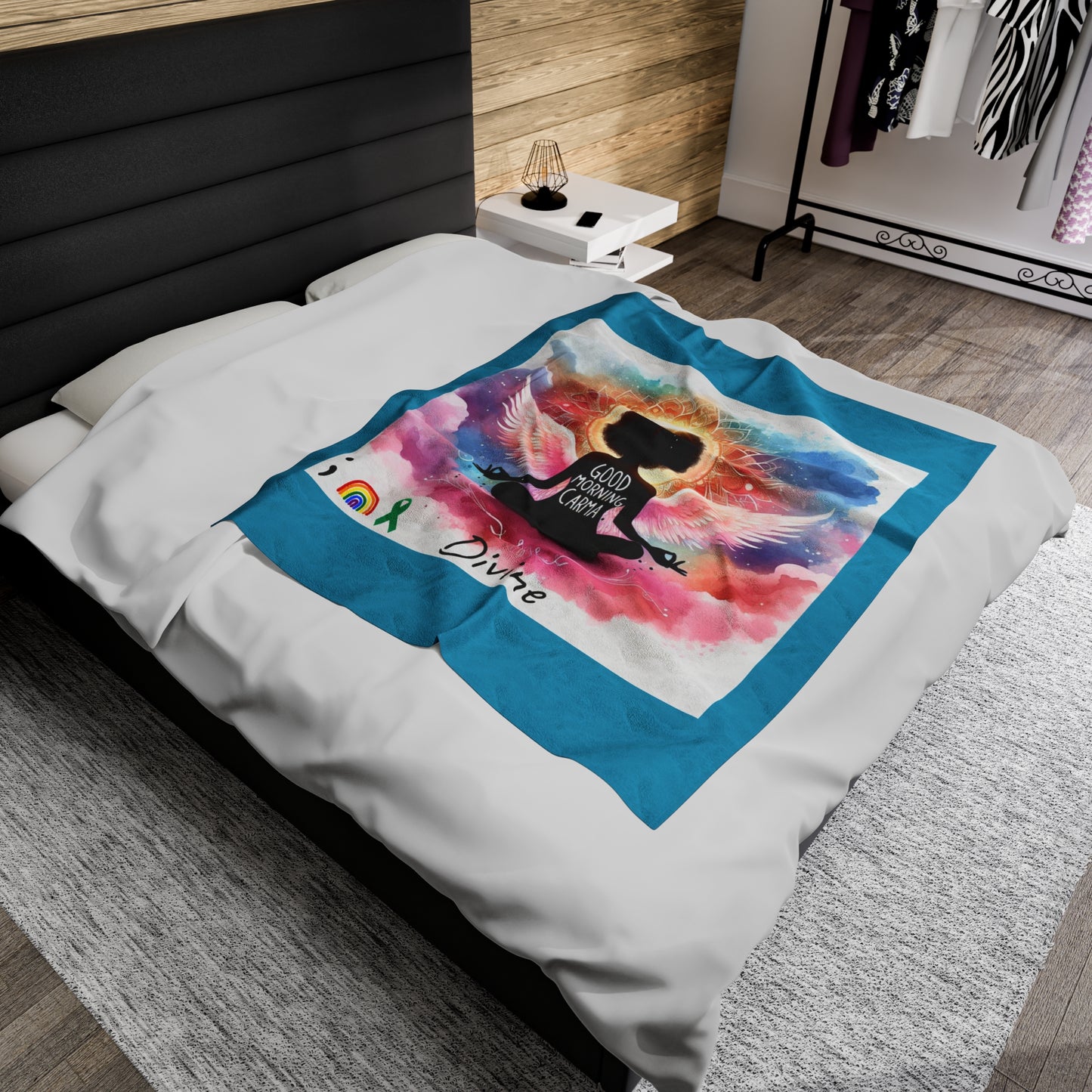 Velveteen Plush Blanket-Divine