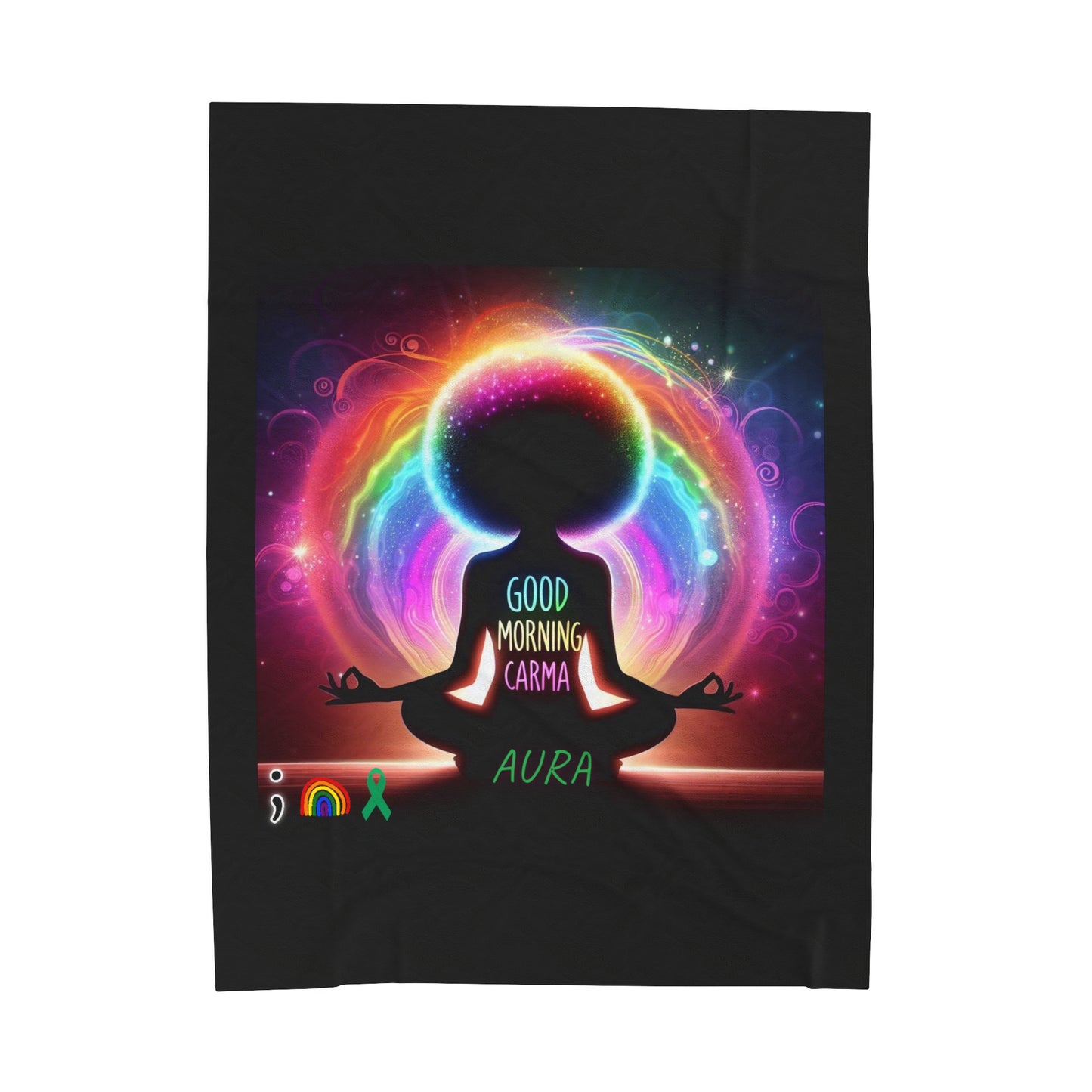 Velveteen Plush Blanket-Aura