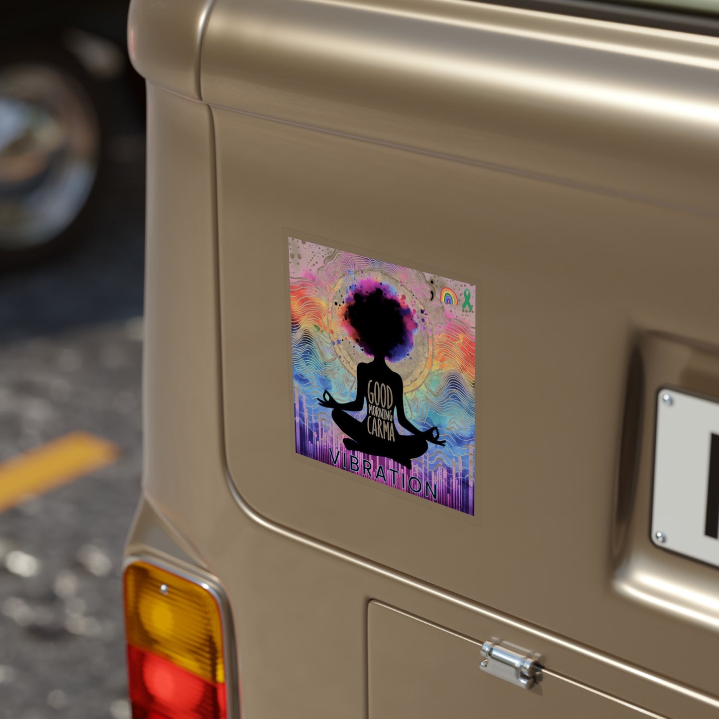 Transparent Outdoor Stickers, Vibration