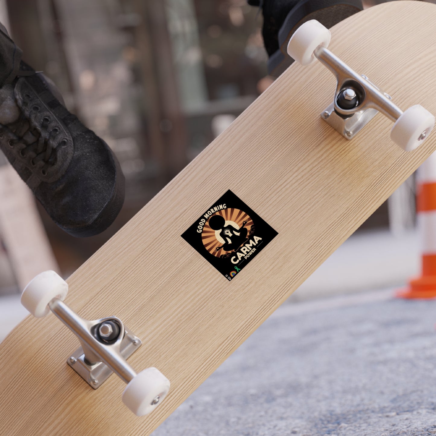 Transparent Outdoor Stickers, Power