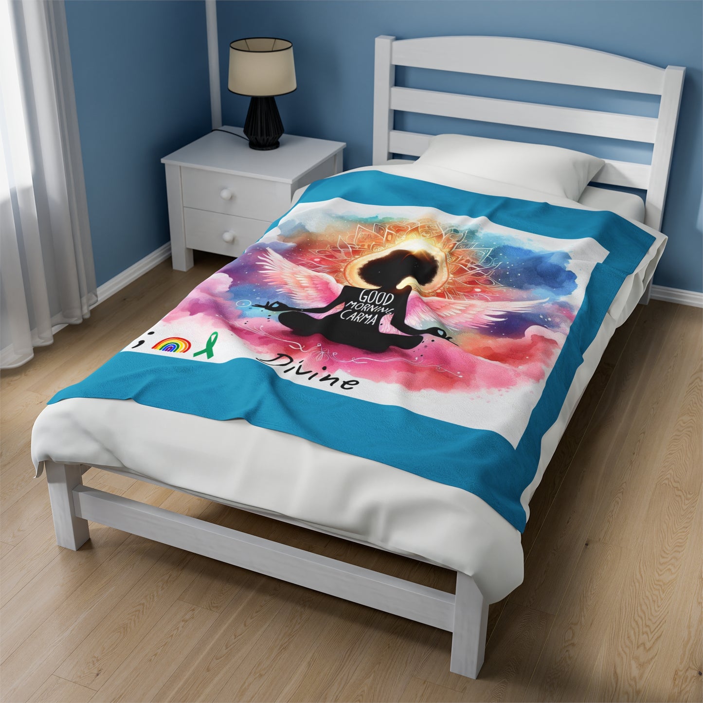 Velveteen Plush Blanket-Divine