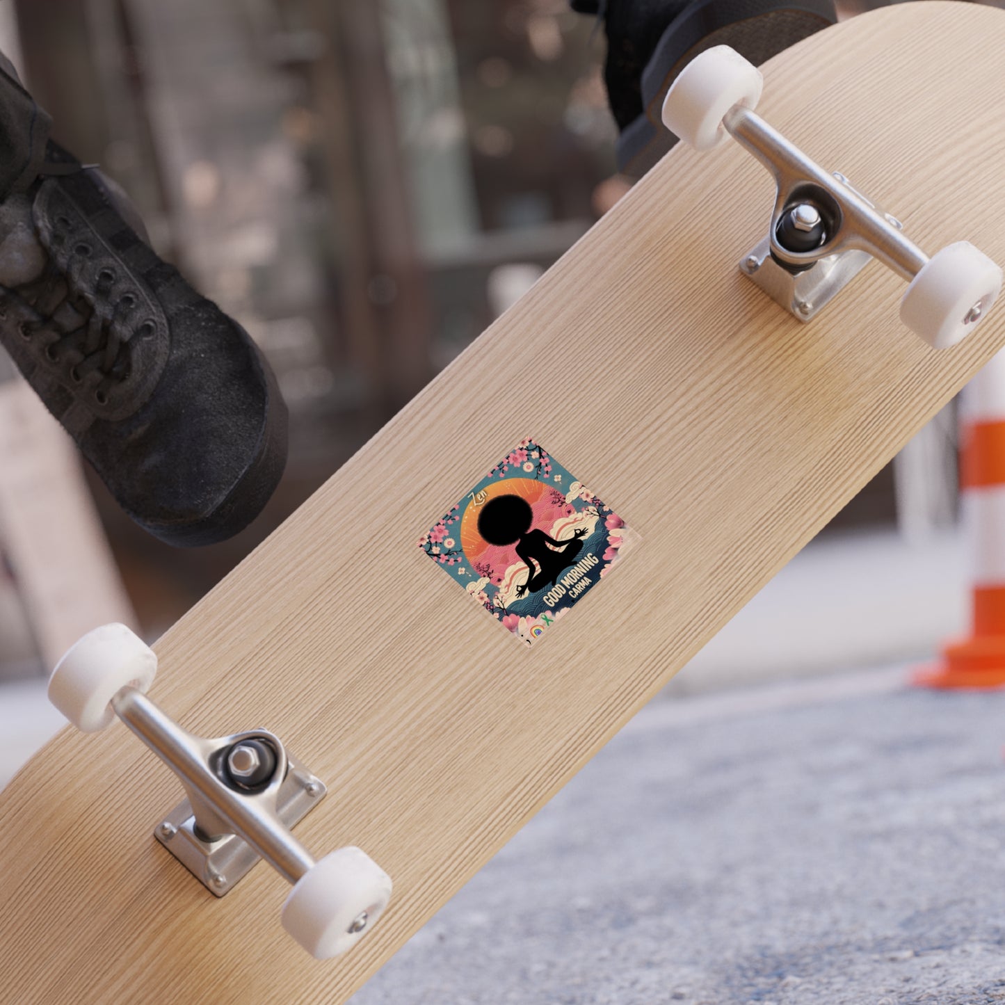 Transparent Outdoor Stickers, Zen