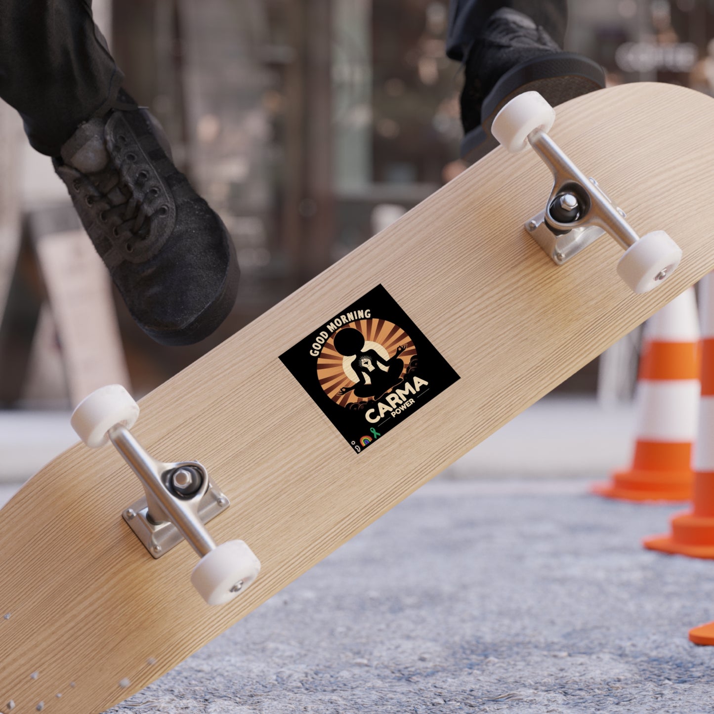 Transparent Outdoor Stickers, Power