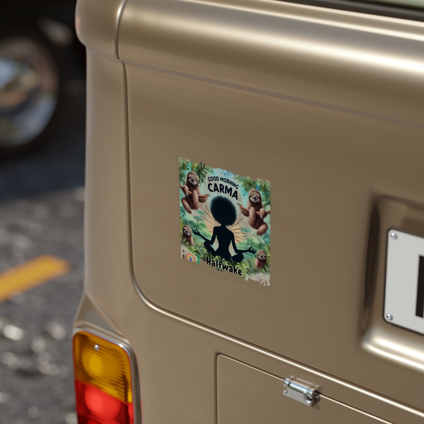 Transparent Outdoor Stickers, Halfwake