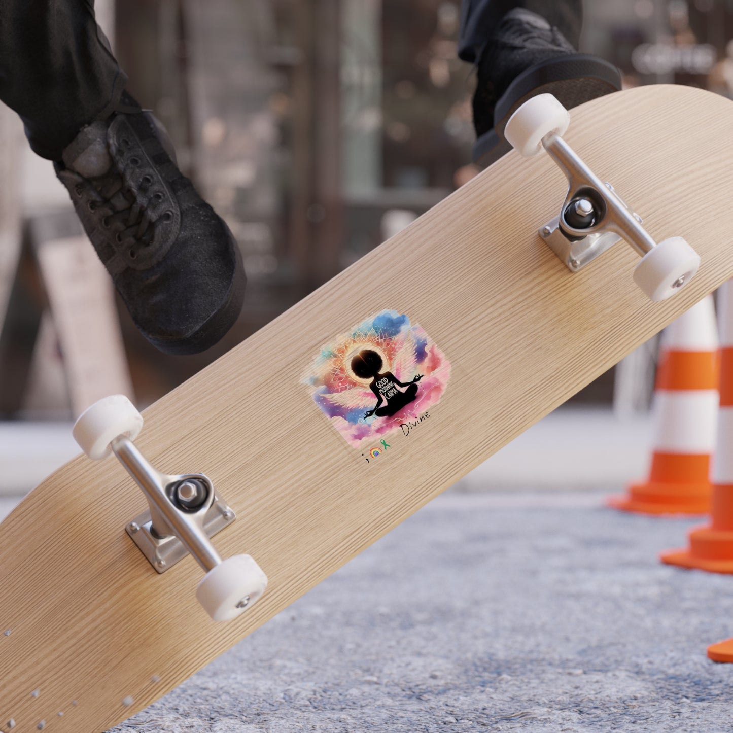 Transparent Outdoor Stickers, Divine