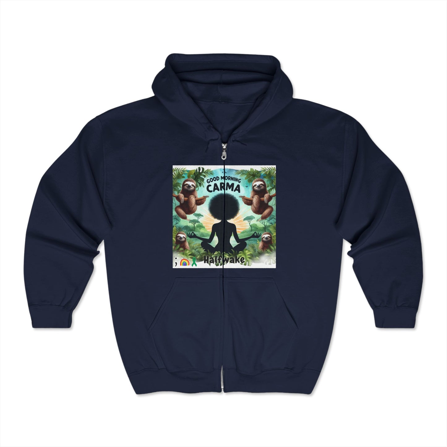 Unisex Heavy Blend™ Full Zip Hooded Sweatshirt-Halfwake