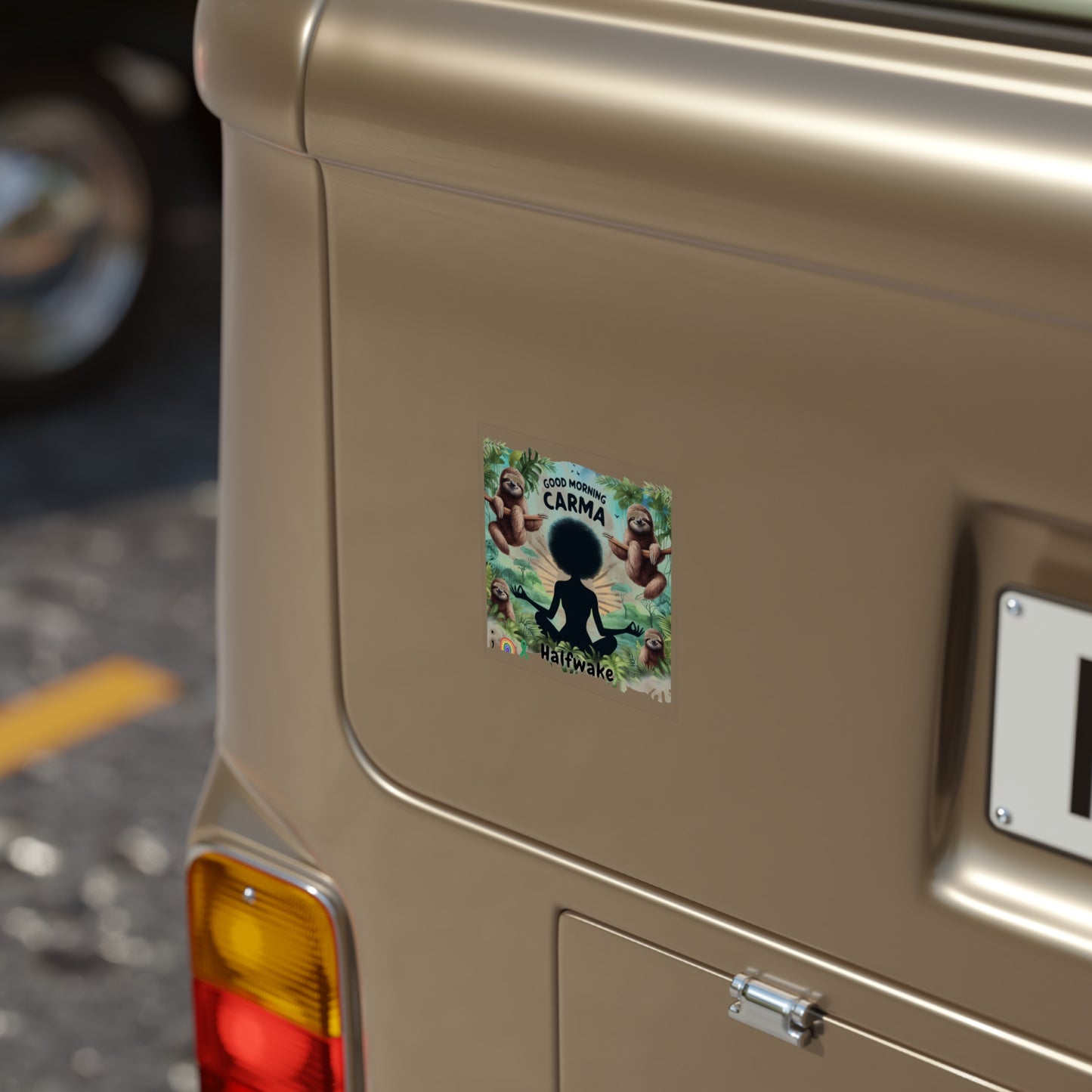 Transparent Outdoor Stickers, Halfwake