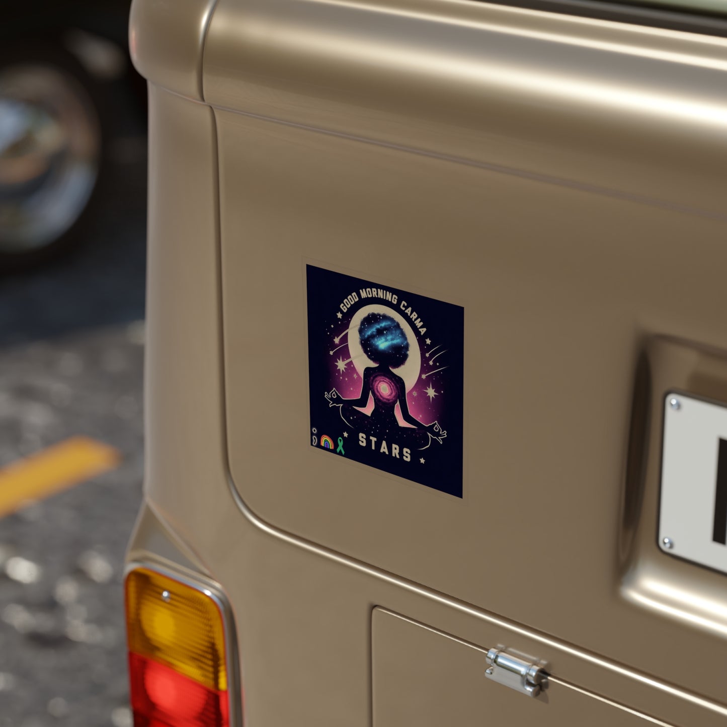 Transparent Outdoor Stickers, Stars