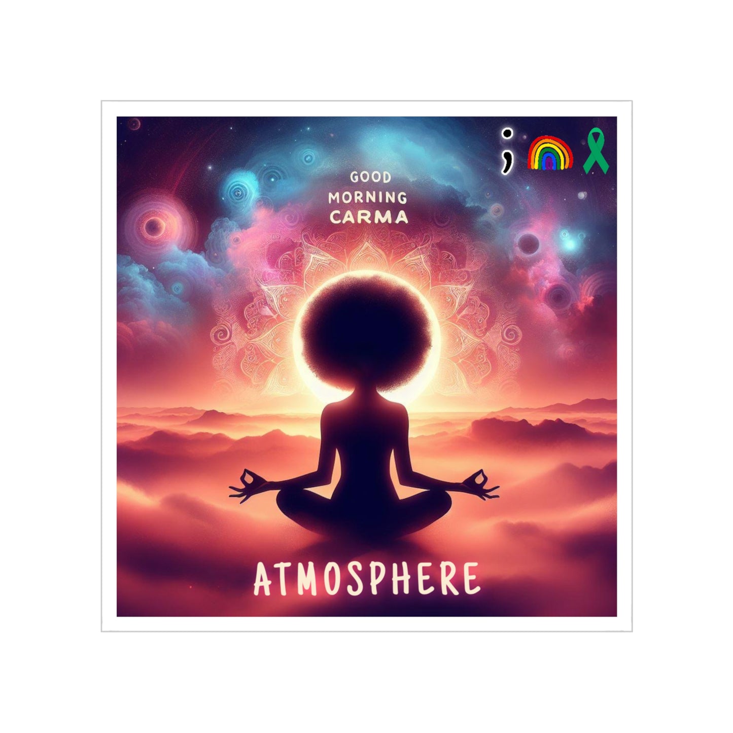 Transparent Outdoor Stickers, Atmosphere