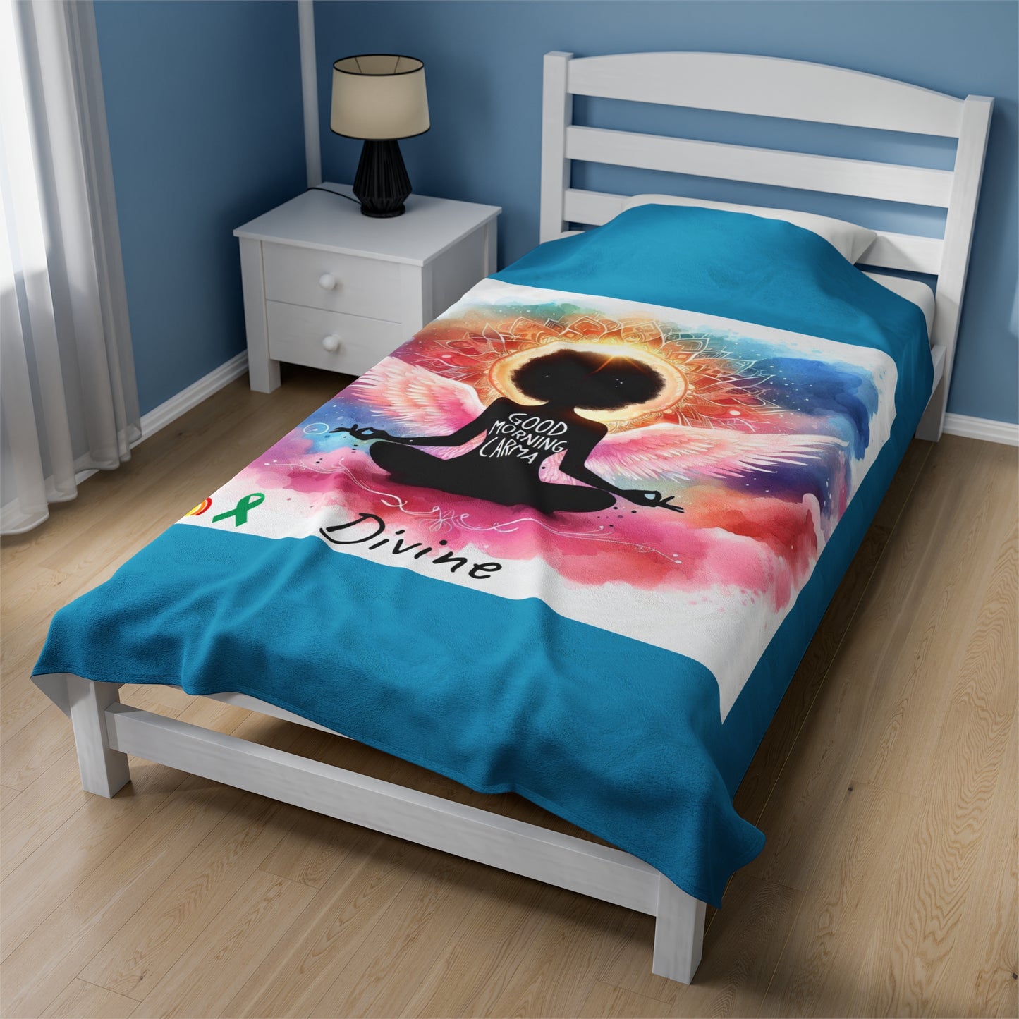 Velveteen Plush Blanket-Divine