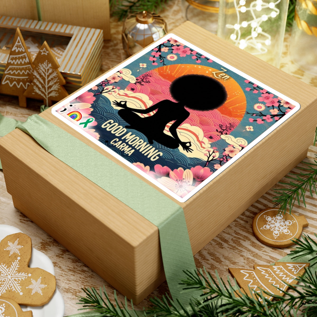 Kiss-Cut Stickers-Zen