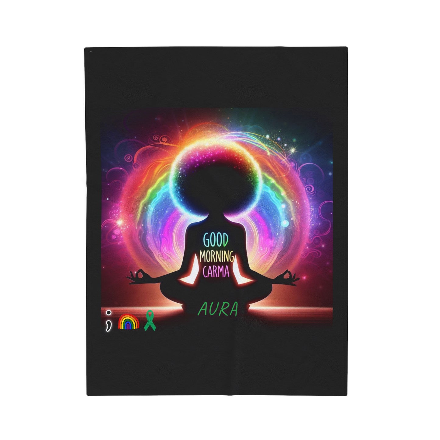 Velveteen Plush Blanket-Aura