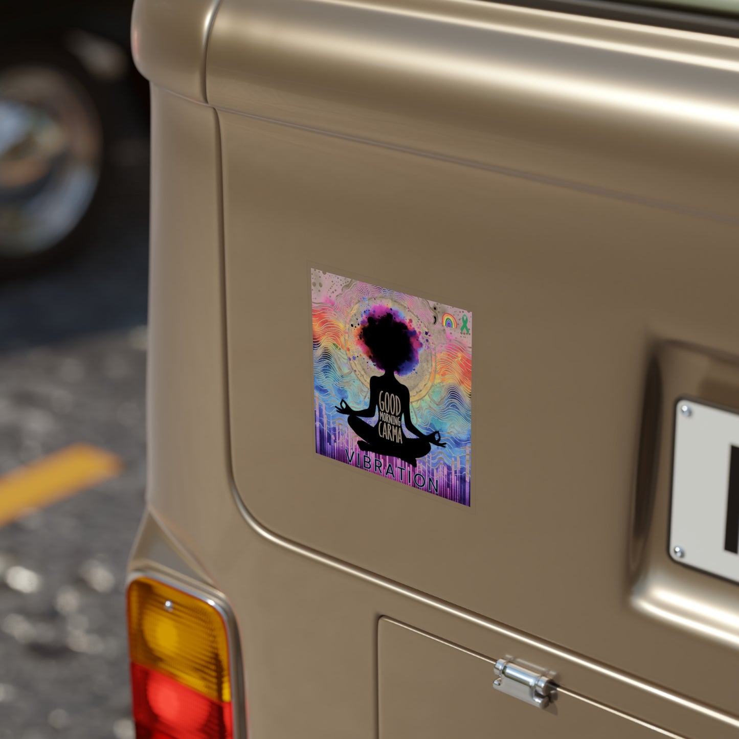 Transparent Outdoor Stickers, Vibration