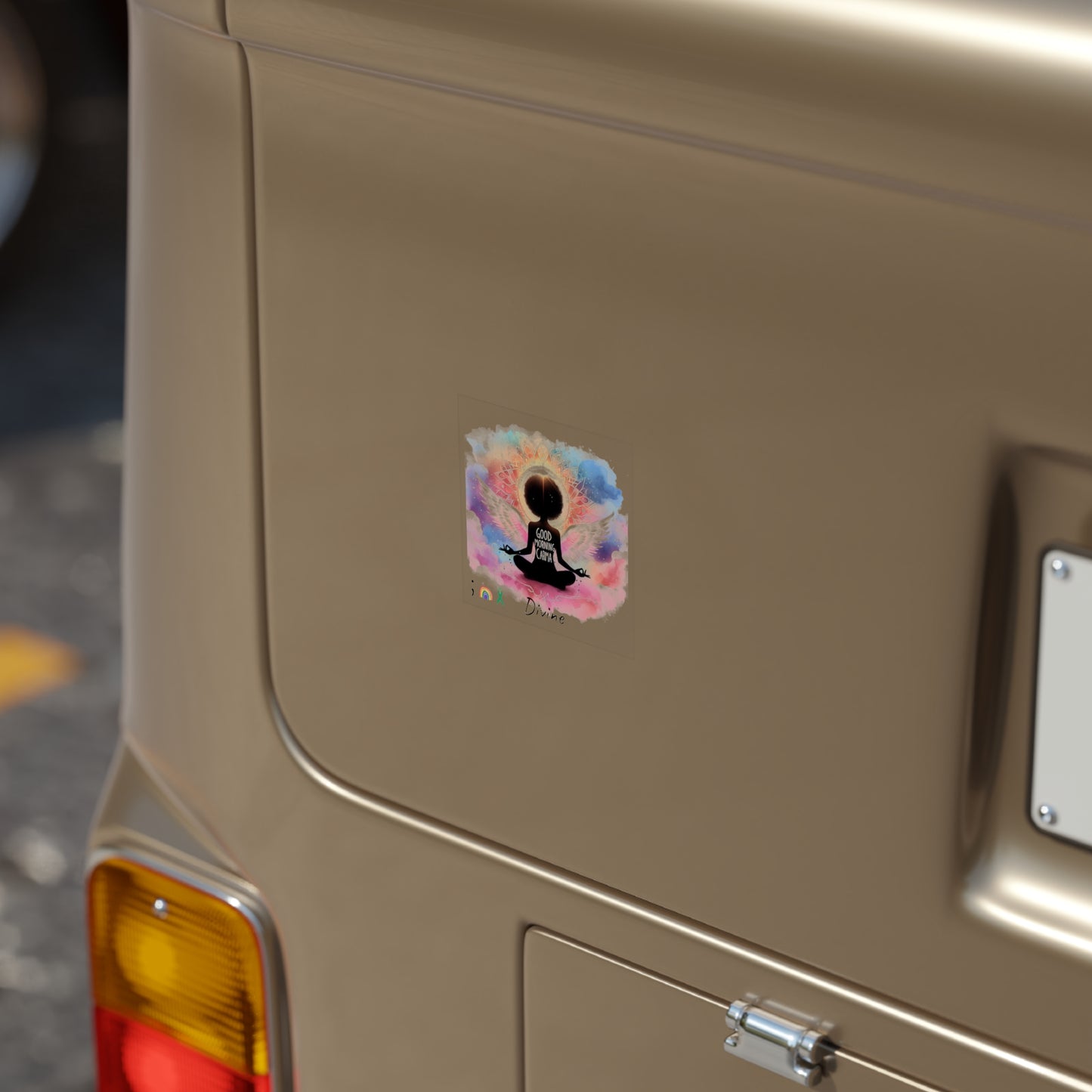 Transparent Outdoor Stickers, Divine