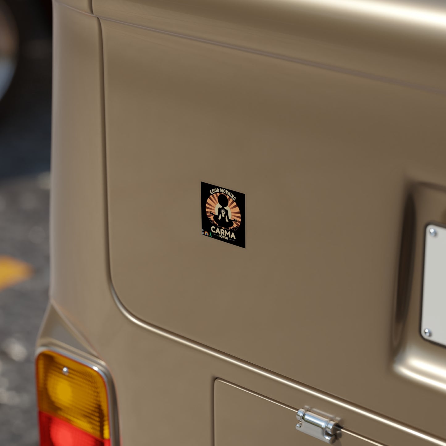 Transparent Outdoor Stickers, Power
