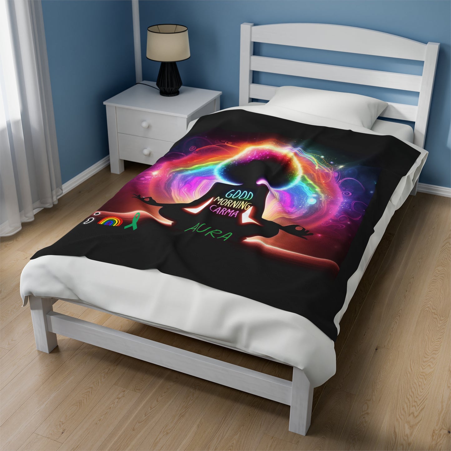 Velveteen Plush Blanket-Aura
