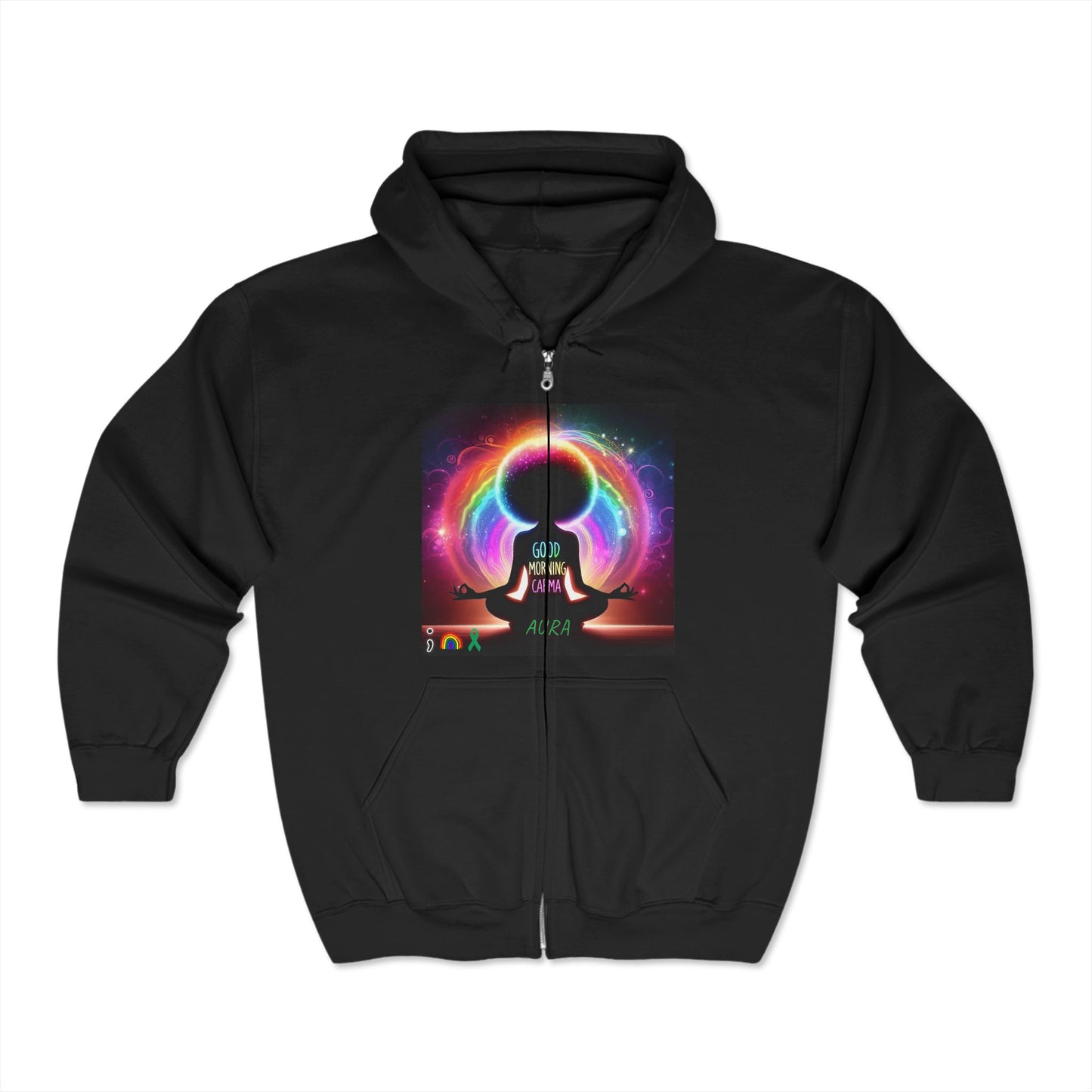 Unisex Heavy Blend™ Full Zip Hooded Sweatshirt-Aura