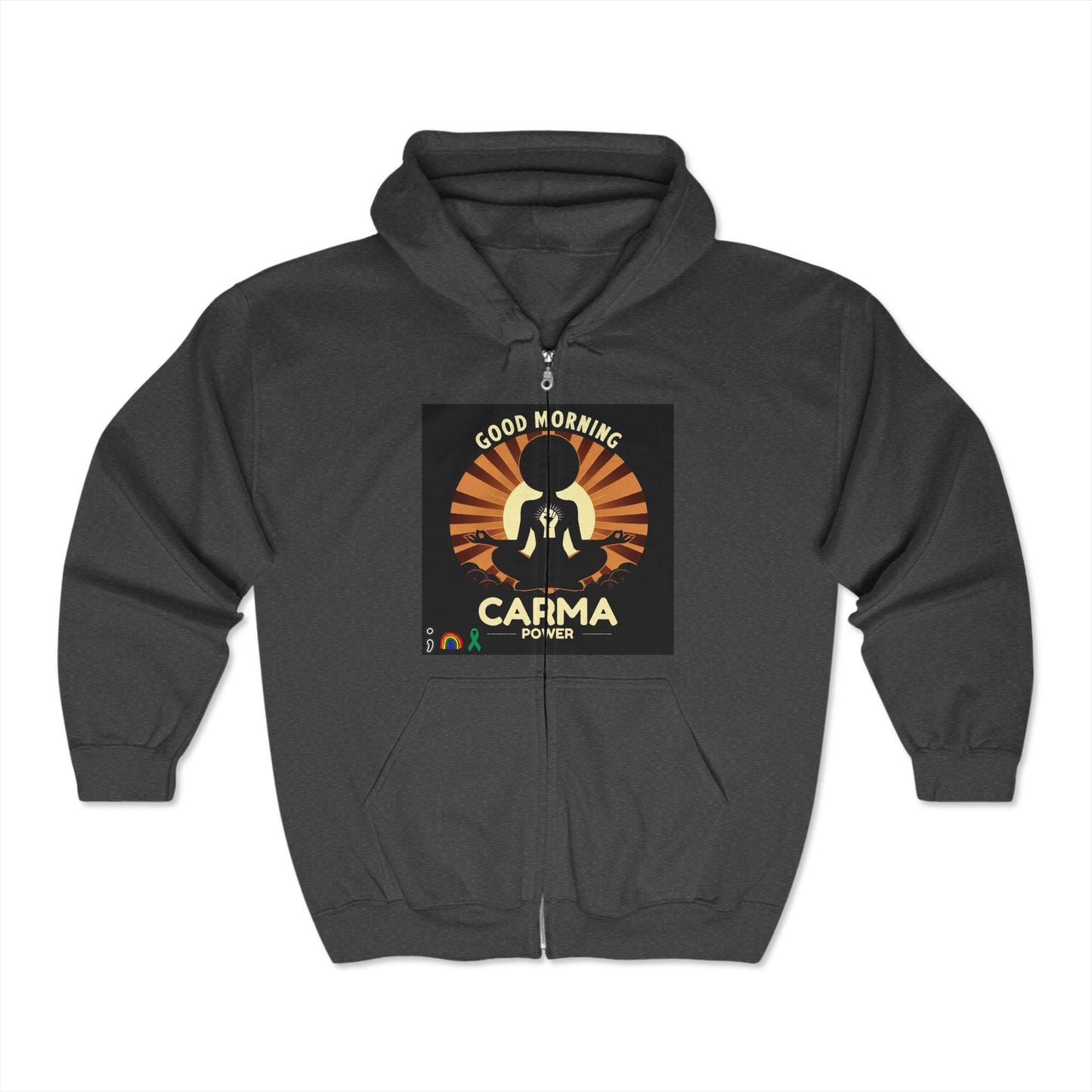 Unisex Heavy Blend™ Full Zip Hooded Sweatshirt-Power