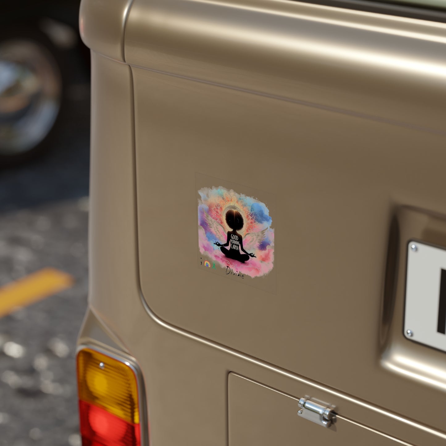 Transparent Outdoor Stickers, Divine