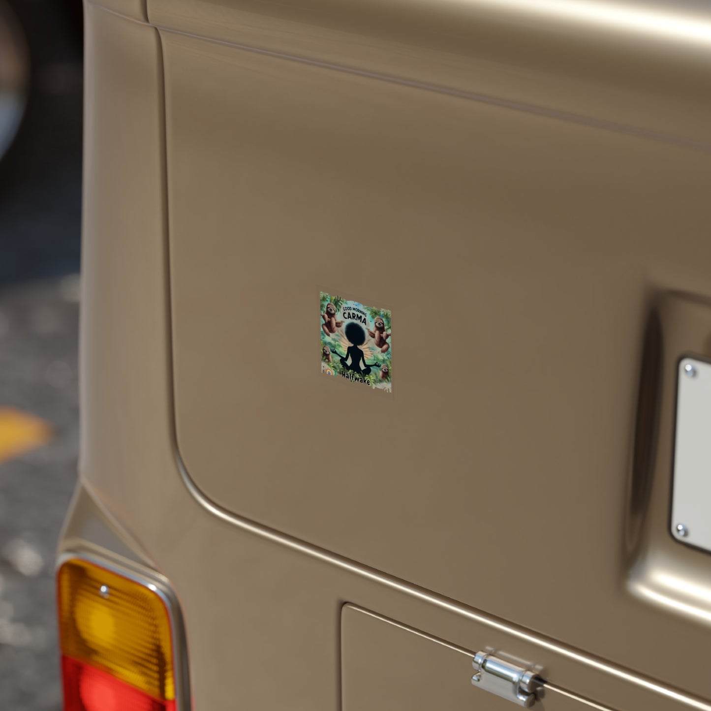 Transparent Outdoor Stickers, Halfwake