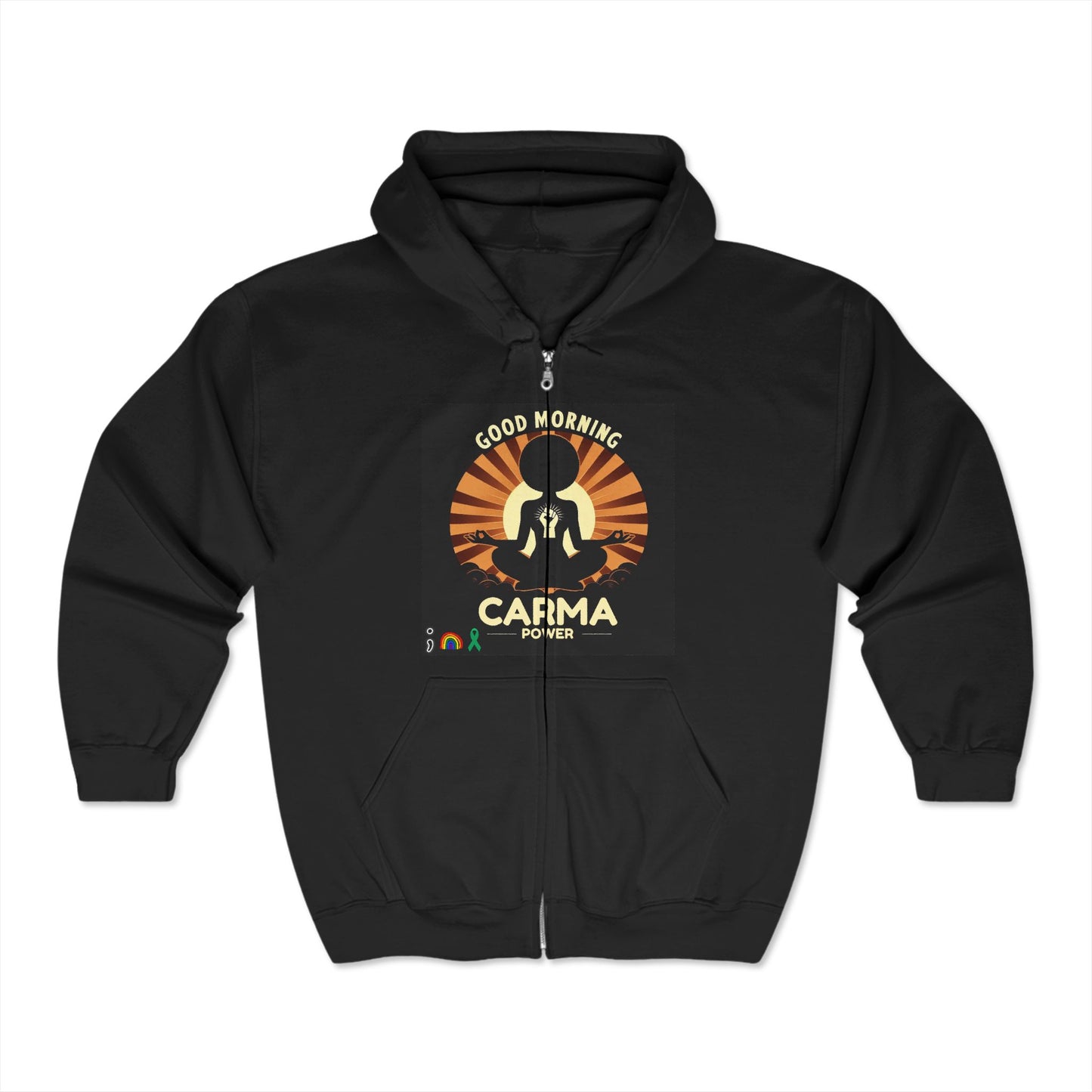 Unisex Heavy Blend™ Full Zip Hooded Sweatshirt-Power