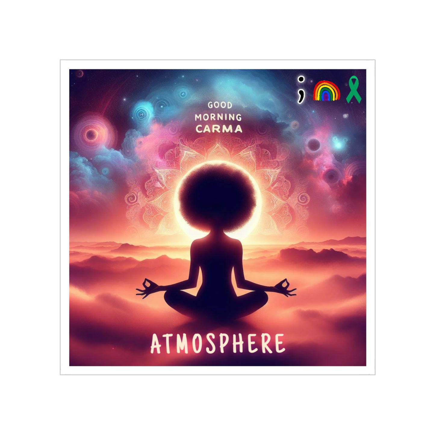 Transparent Outdoor Stickers, Atmosphere