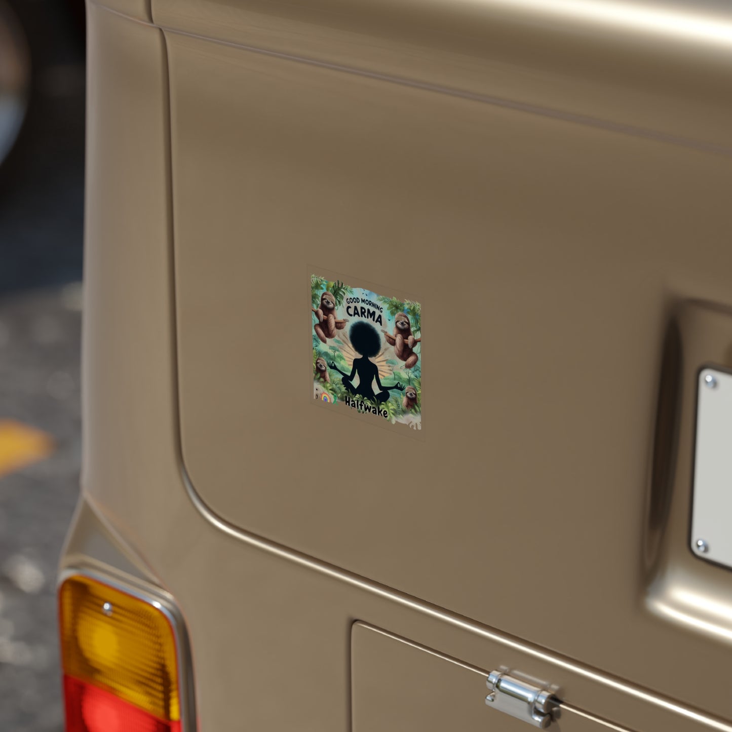 Transparent Outdoor Stickers, Halfwake
