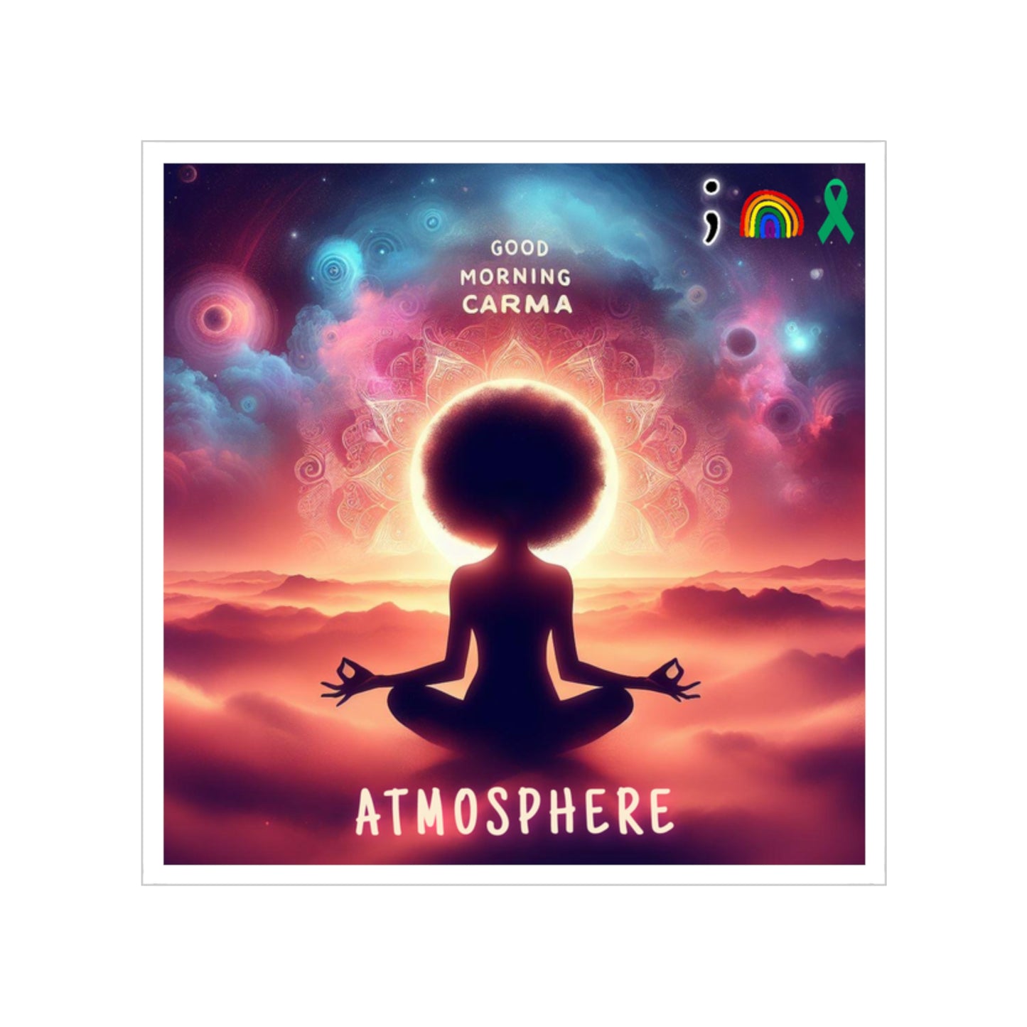 Transparent Outdoor Stickers, Atmosphere
