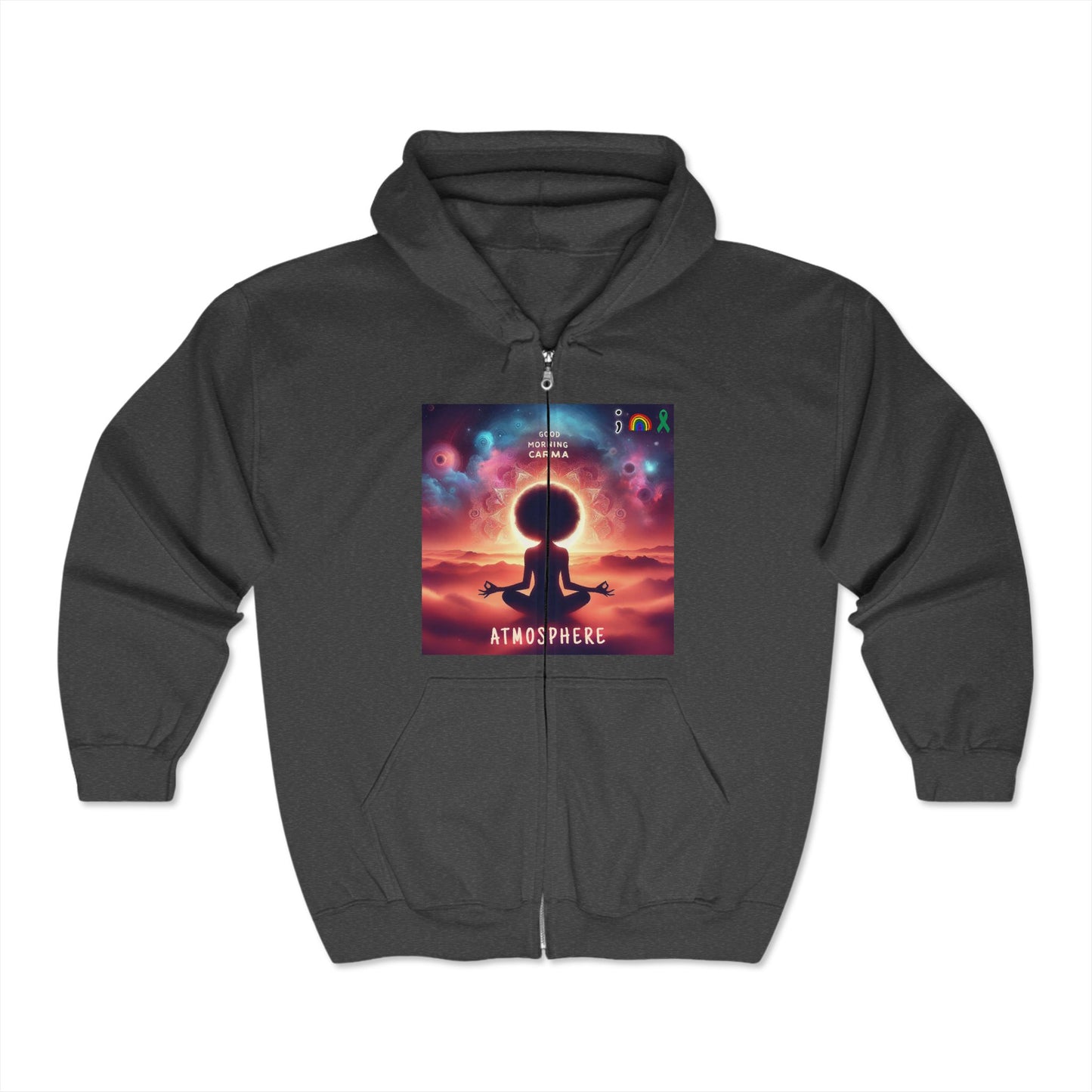 Unisex Heavy Blend™ Full Zip Hooded Sweatshirt-Atmosphere