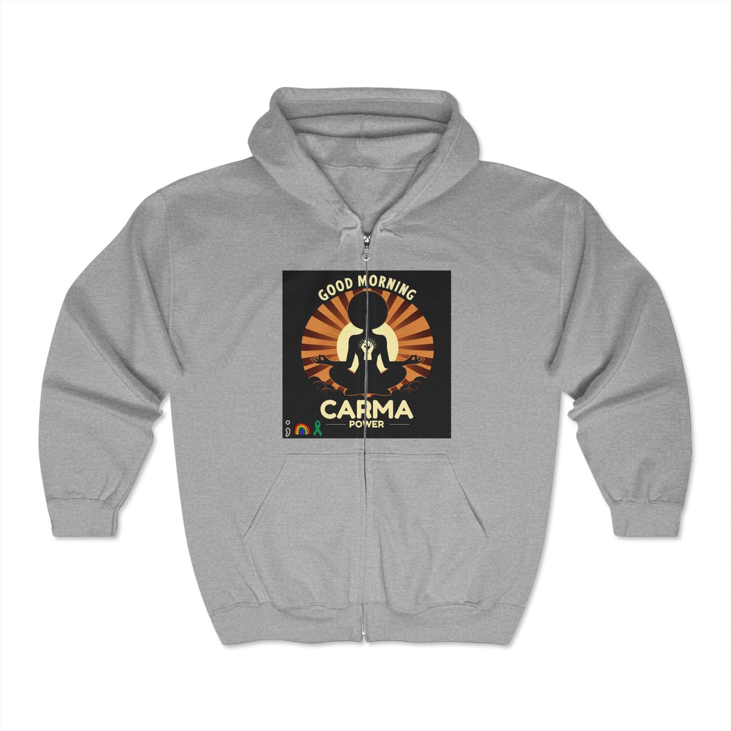 Unisex Heavy Blend™ Full Zip Hooded Sweatshirt-Power
